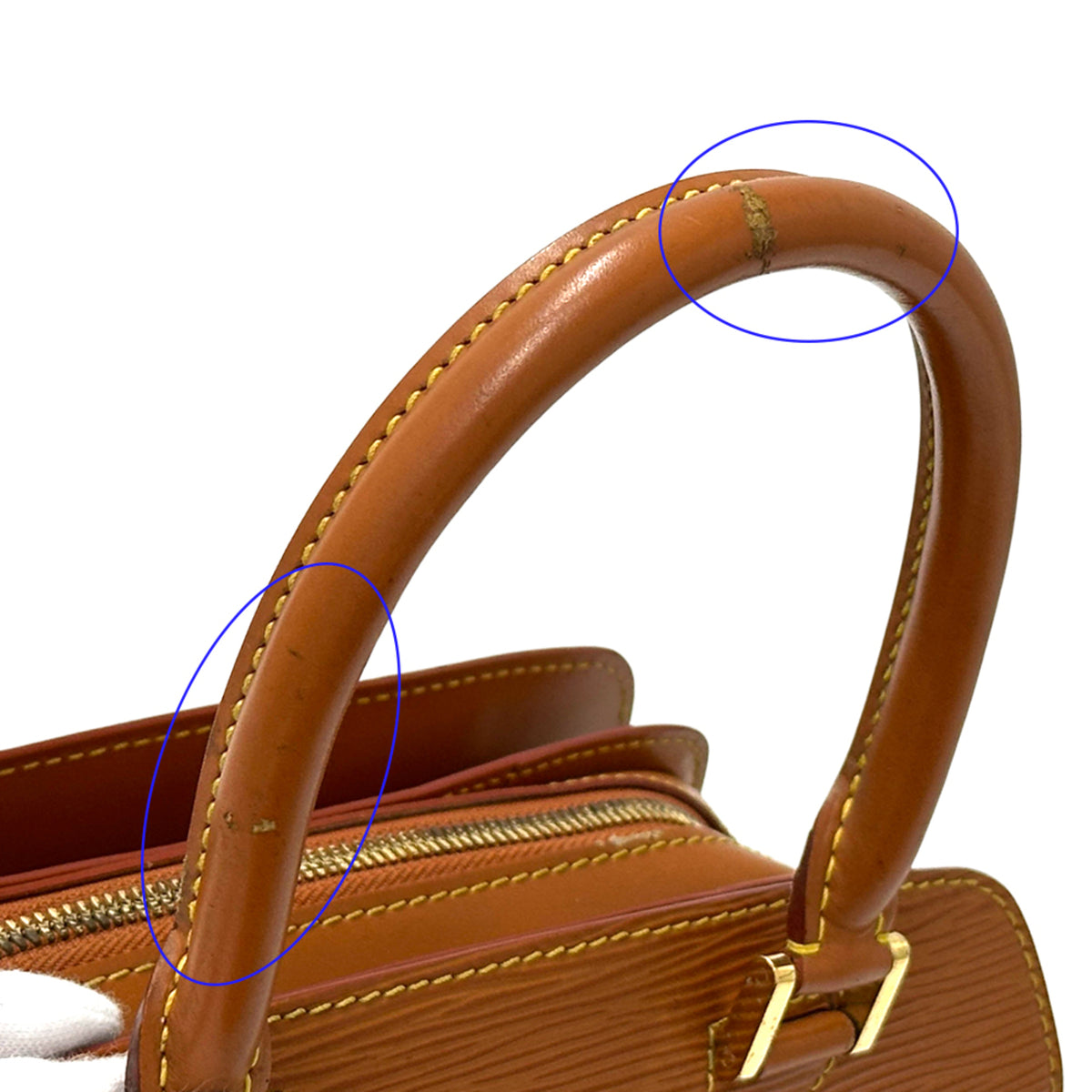 Louis Vuitton Brown Gold Cipango Epi Leather Handbag (Pre-Owned)