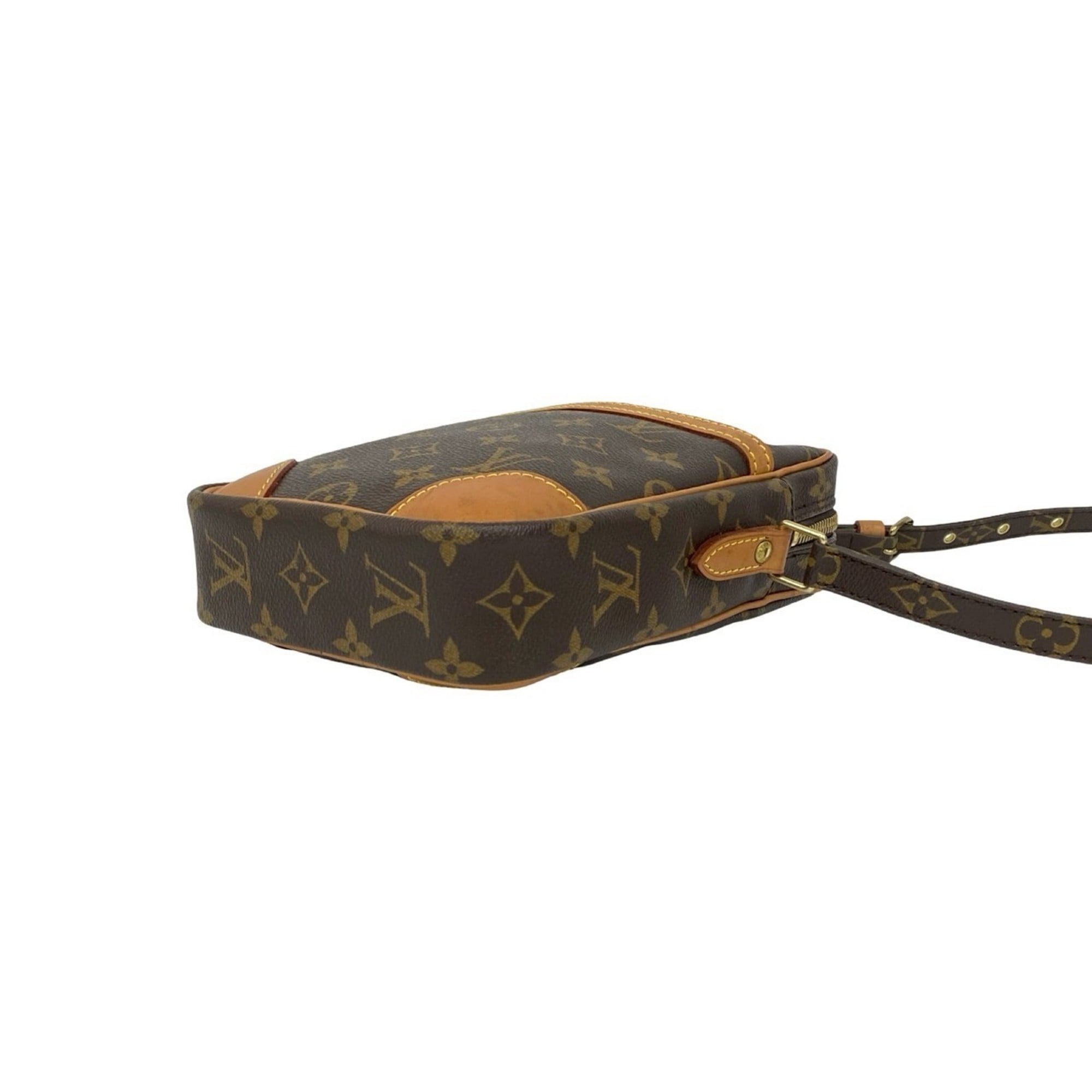 Louis Vuitton Brown Pvc Leather Pochette Shoulder Bag (Pre-Owned)
