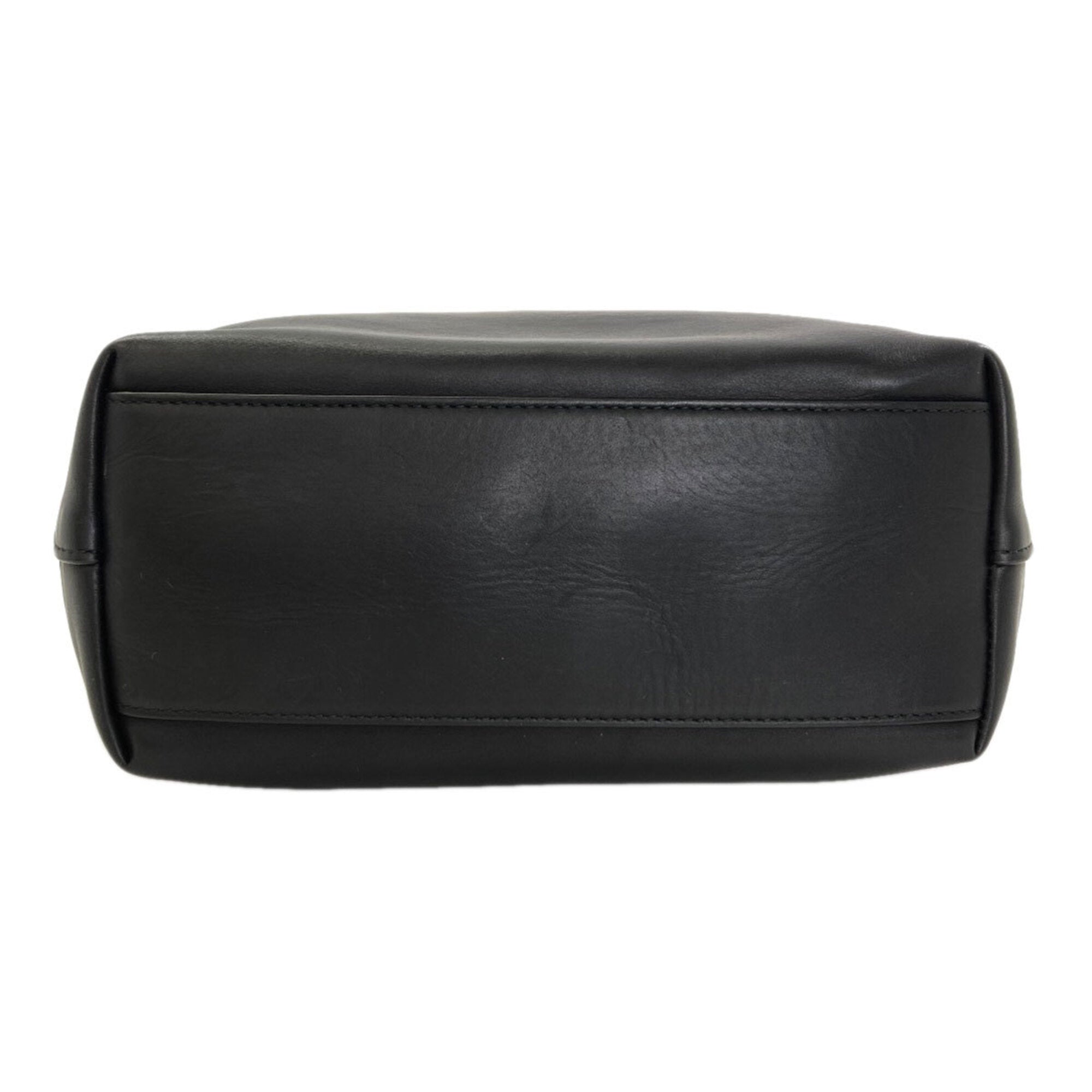 Bottega Veneta Black Leather Shoulder Bag (Pre-Owned)