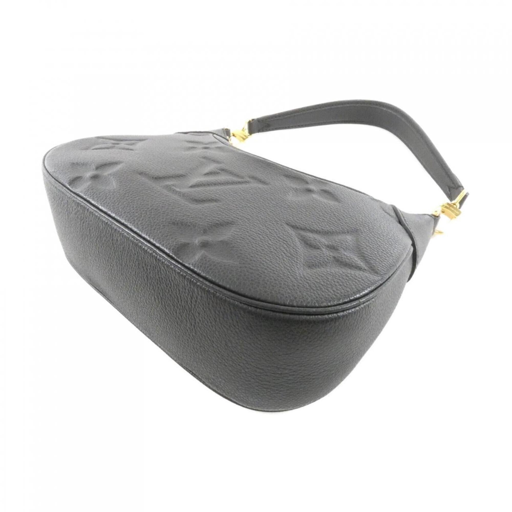 Louis Vuitton Black Leather Shoulder Bag (Pre-Owned)