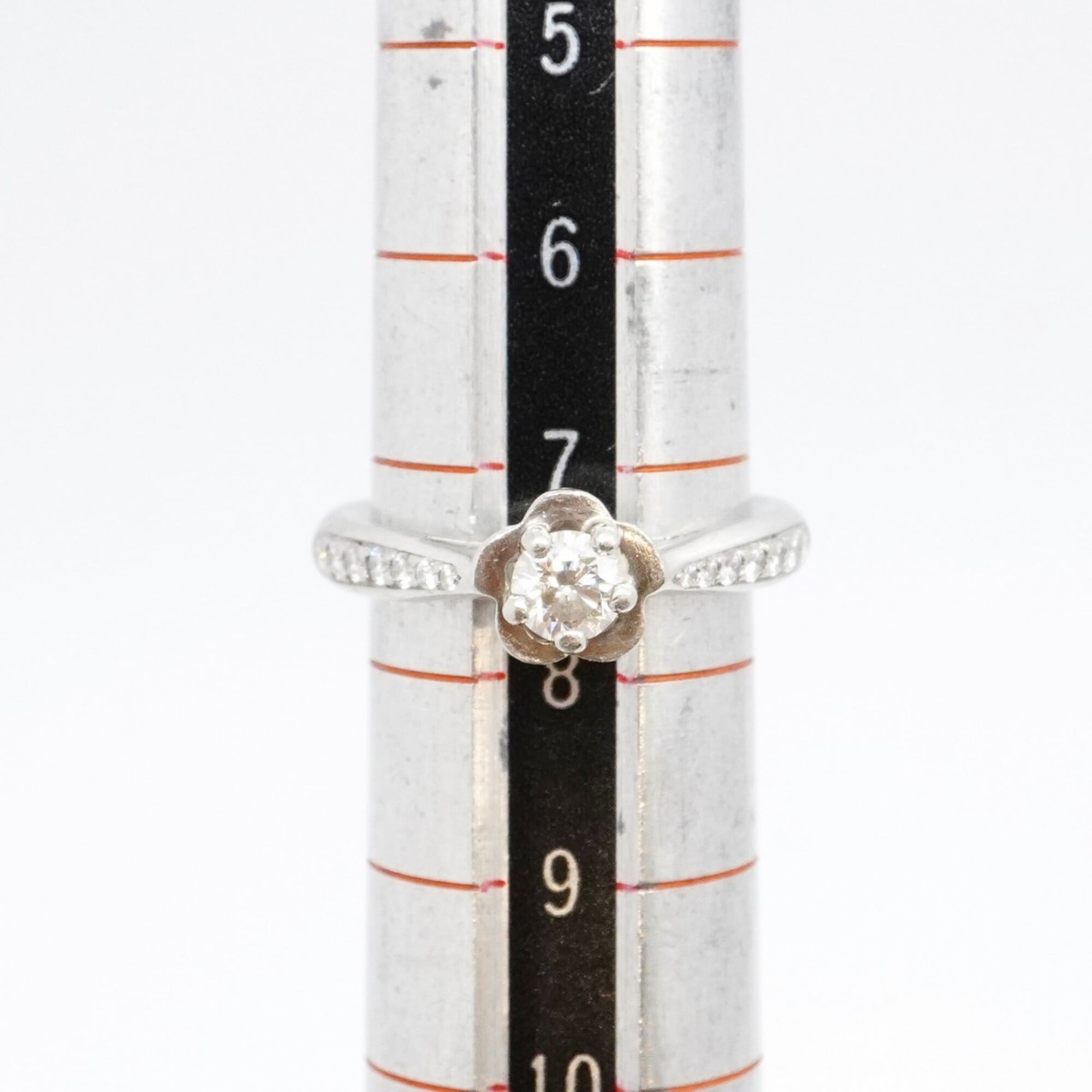 Chanel Platinum 950 Band Ring (Pre-Owned)