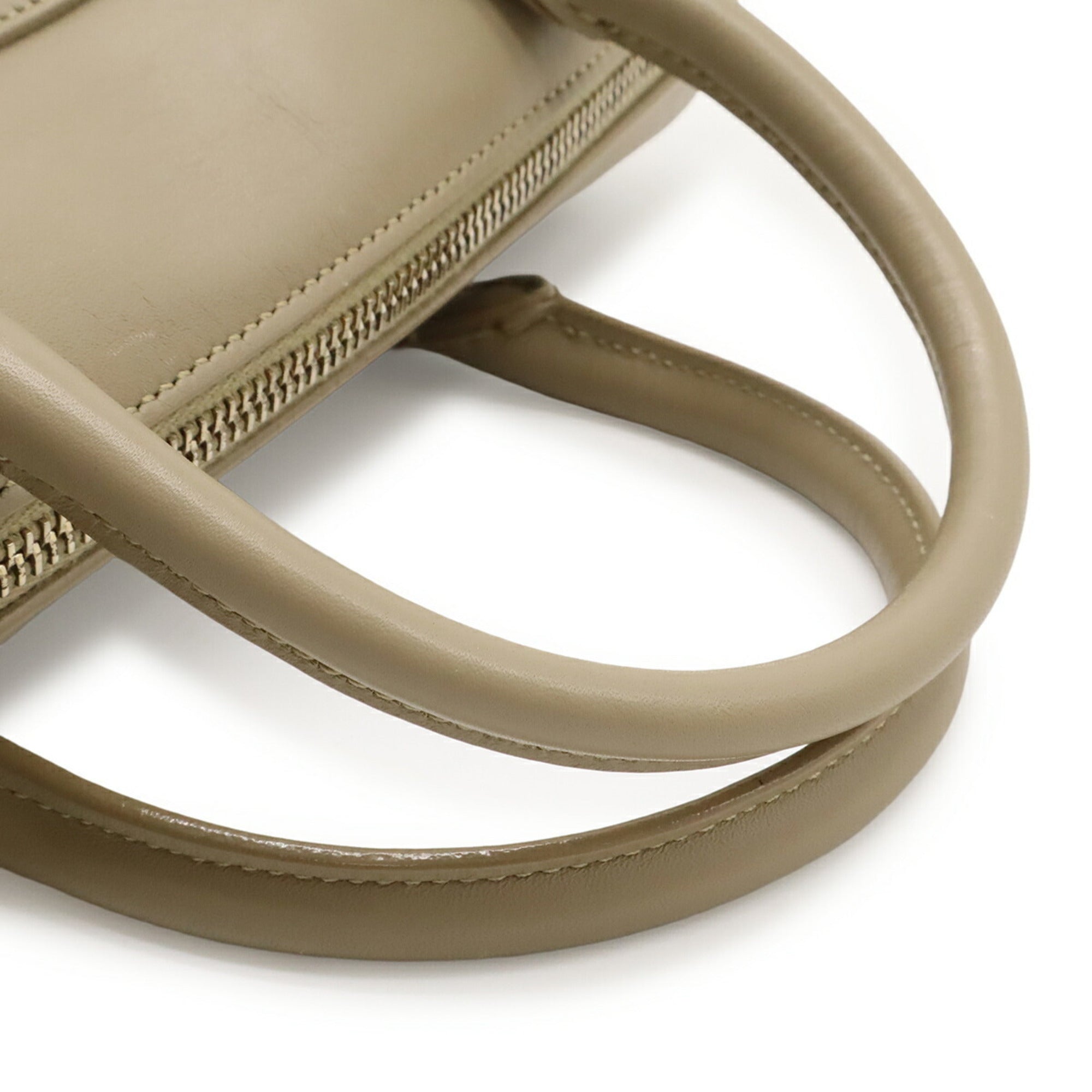 Yves Saint Laurent Beige Sand Leather Handbag Shoulder Bag (Pre-Owned)