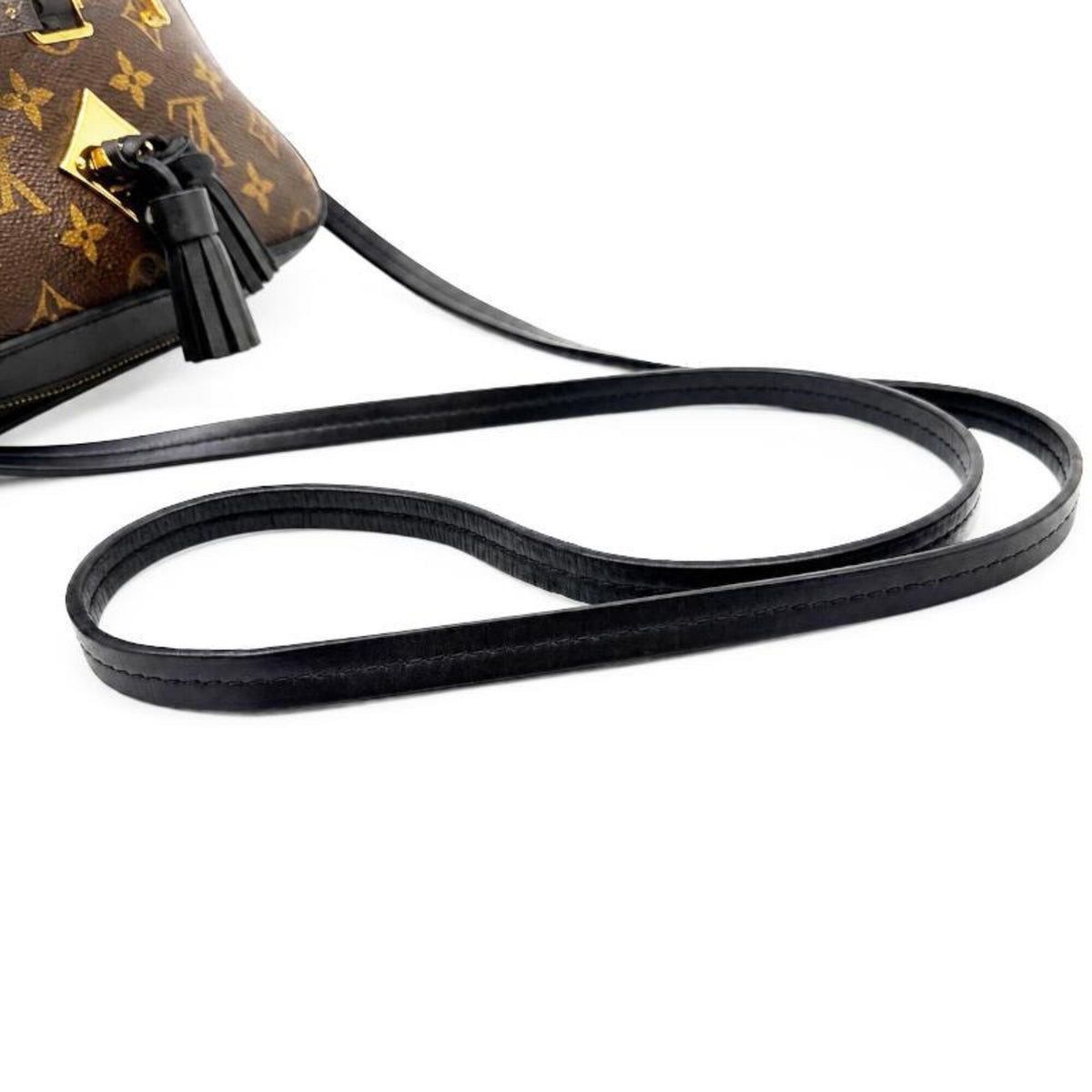 Louis Vuitton Black Brown Freesia Monogram Monogram Shoulder Bag (Pre-Owned)