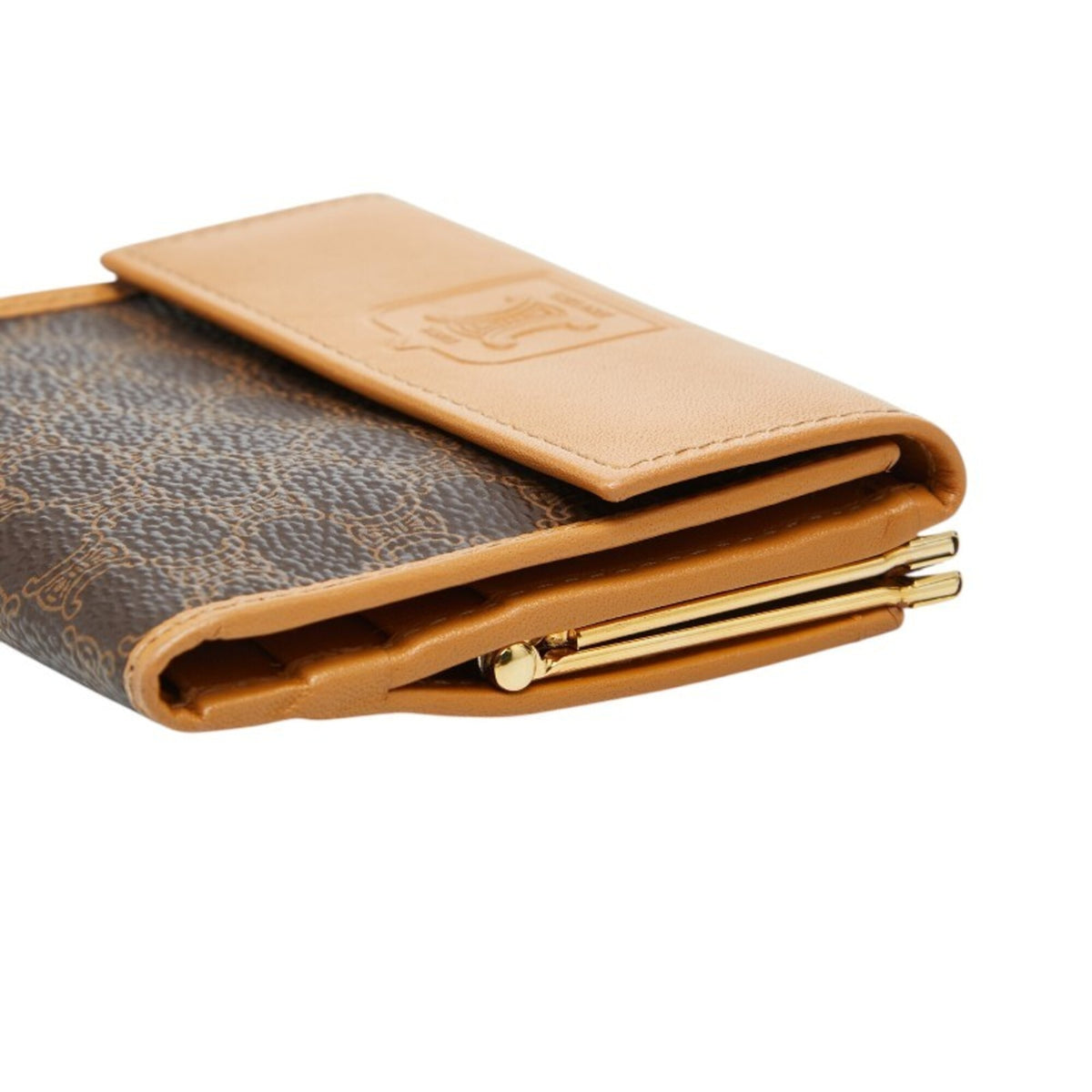 Celine Brown Pvc Leather Wallet (Bi-Fold) (Pre-Owned)