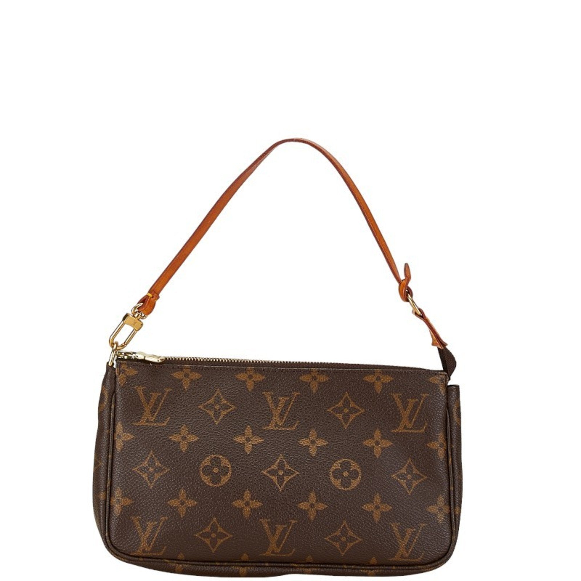 Louis Vuitton Brown Pvc Leather Handbag (Pre-Owned)