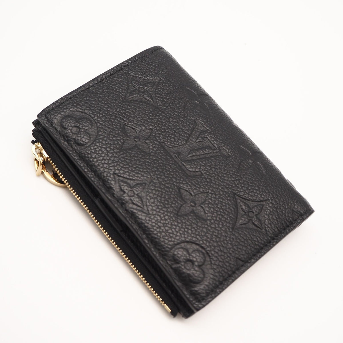 Louis Vuitton Monogram Empreinte Black Noir Wallet (Bi-Fold) (Pre-Owned)