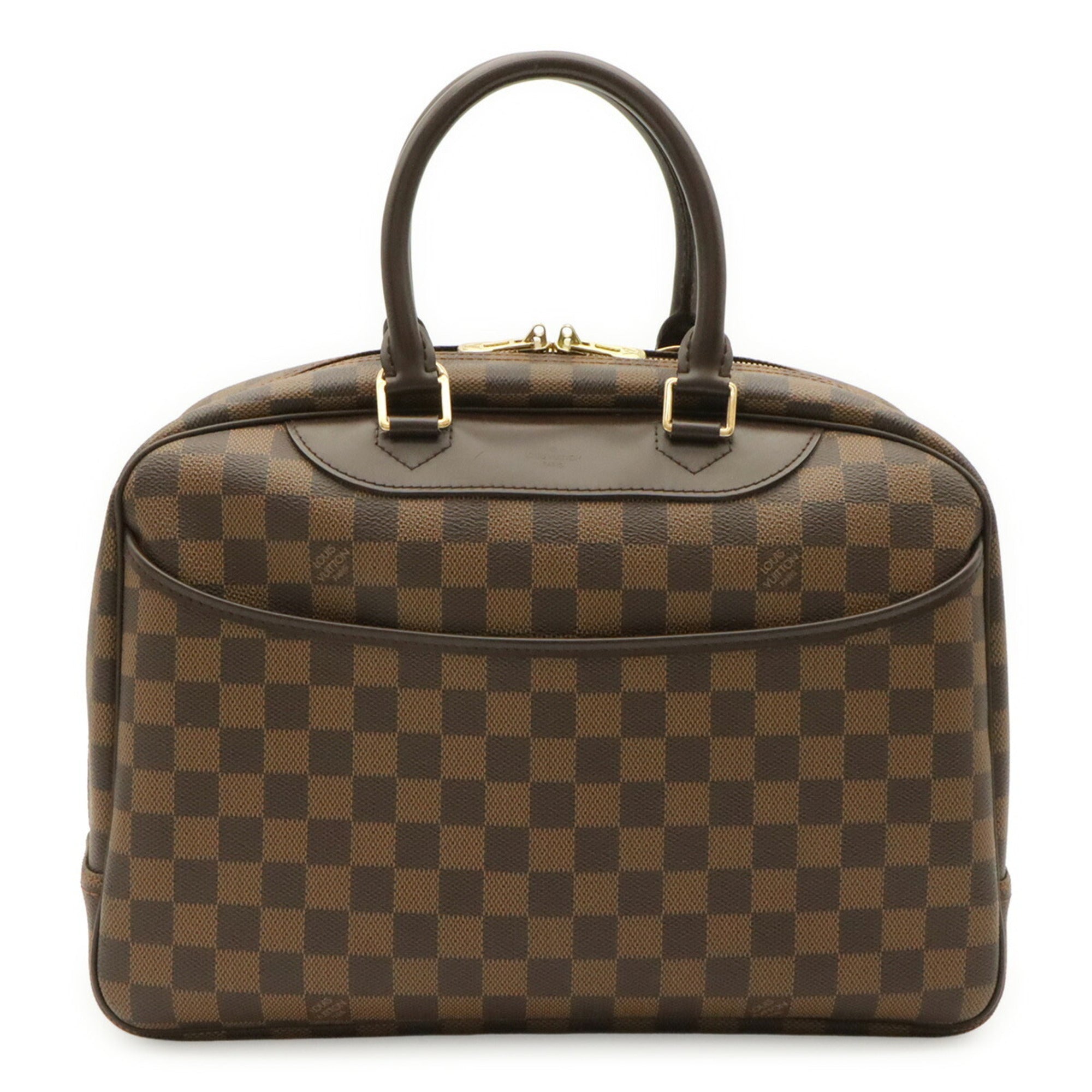 Louis Vuitton Brown Damier Canvas Pvc Handbag (Pre-Owned)