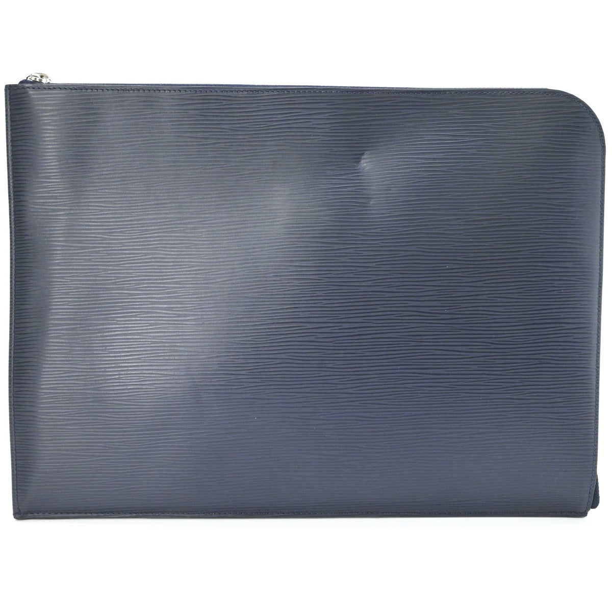 Louis Vuitton Epi Navy Epi Leather Clutch Bag Pouch (Pre-Owned)