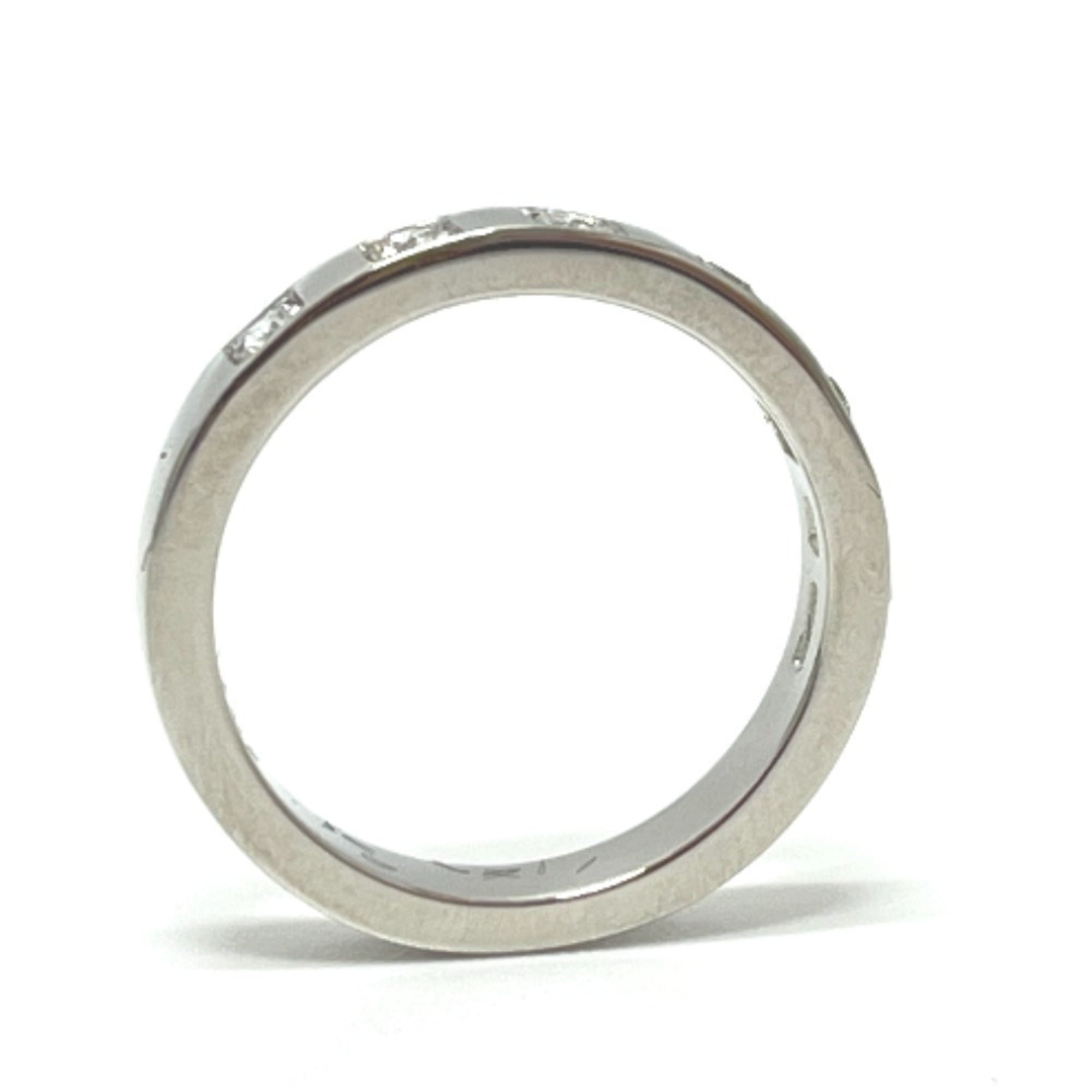 Bvlgari Silver Platinum 950 Band Ring (Pre-Owned)