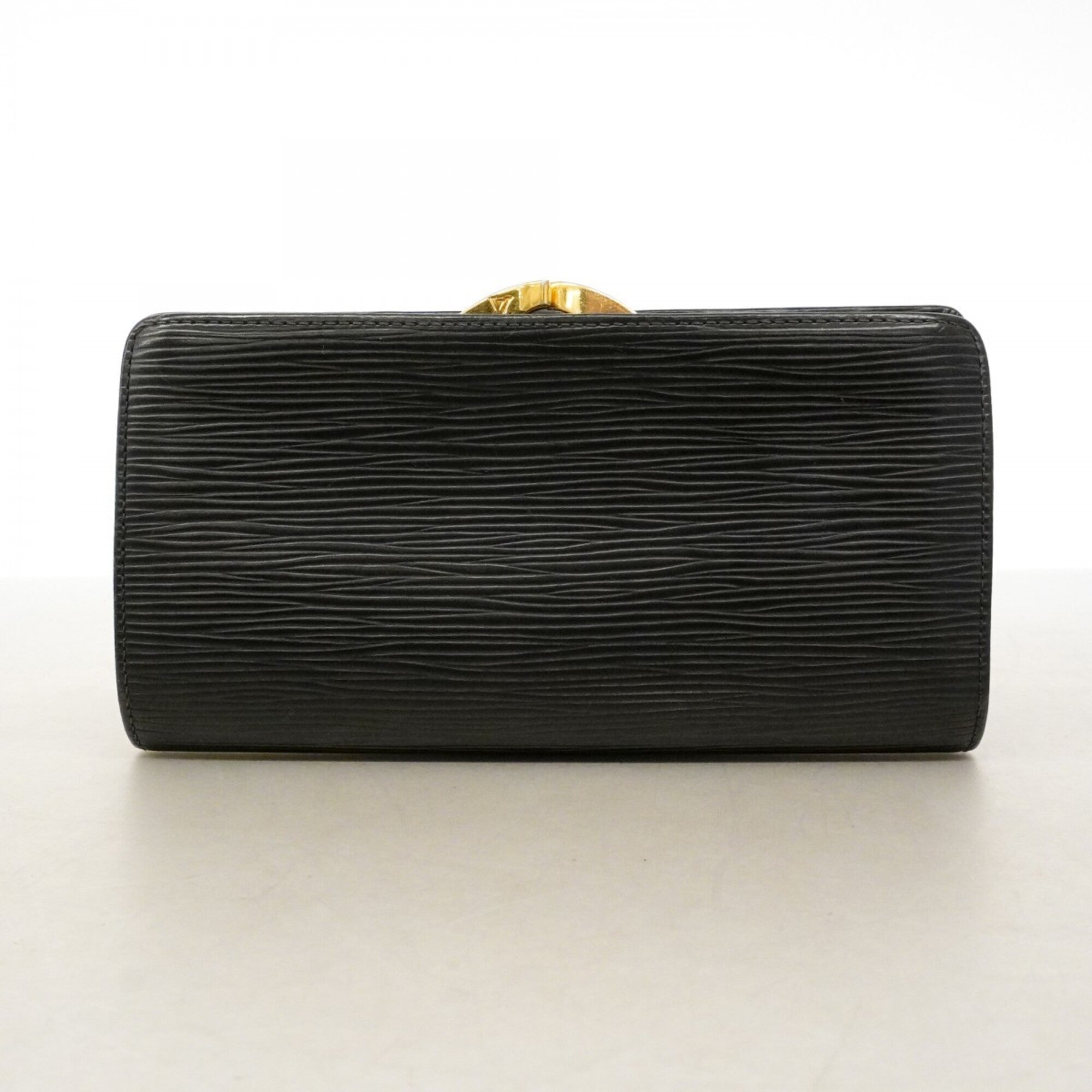 Louis Vuitton Noir Long Wallet (Bi-Fold) (Pre-Owned)