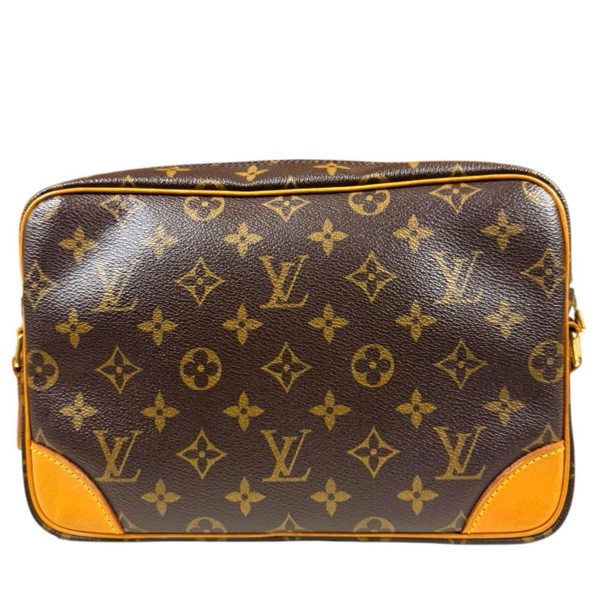 Louis Vuitton Brown Monogram Canvas Shoulder Bag (Pre-Owned)