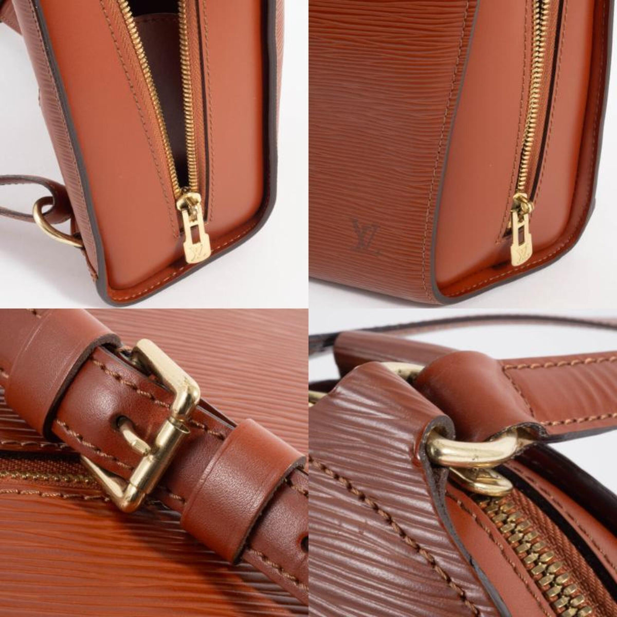 Louis Vuitton Epi Kenyan Brown Epi Leather Backpack (Pre-Owned)