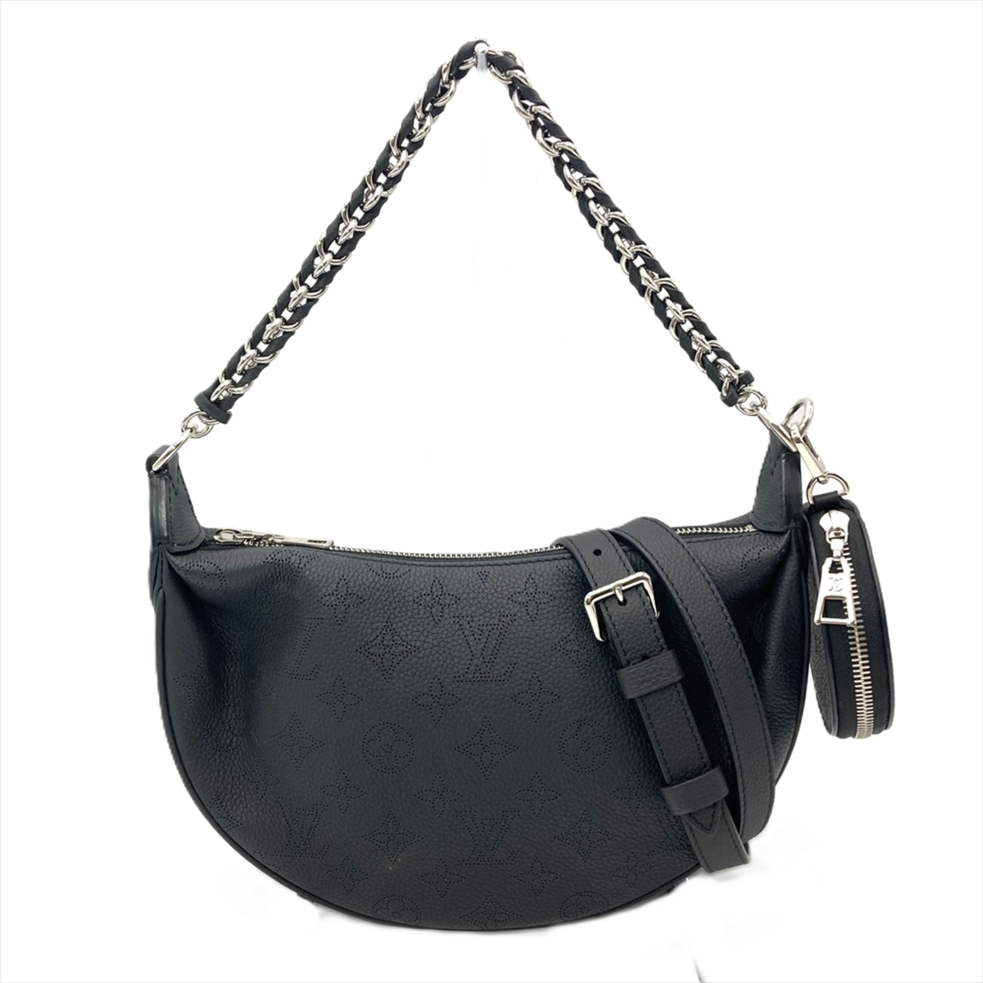 Louis Vuitton Black Monogram Monogram Pouch Shoulder Bag (Pre-Owned)