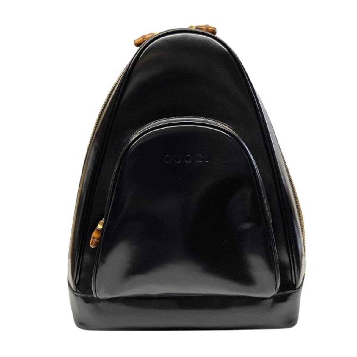 Gucci Black Leather Backpack (Pre-Owned)