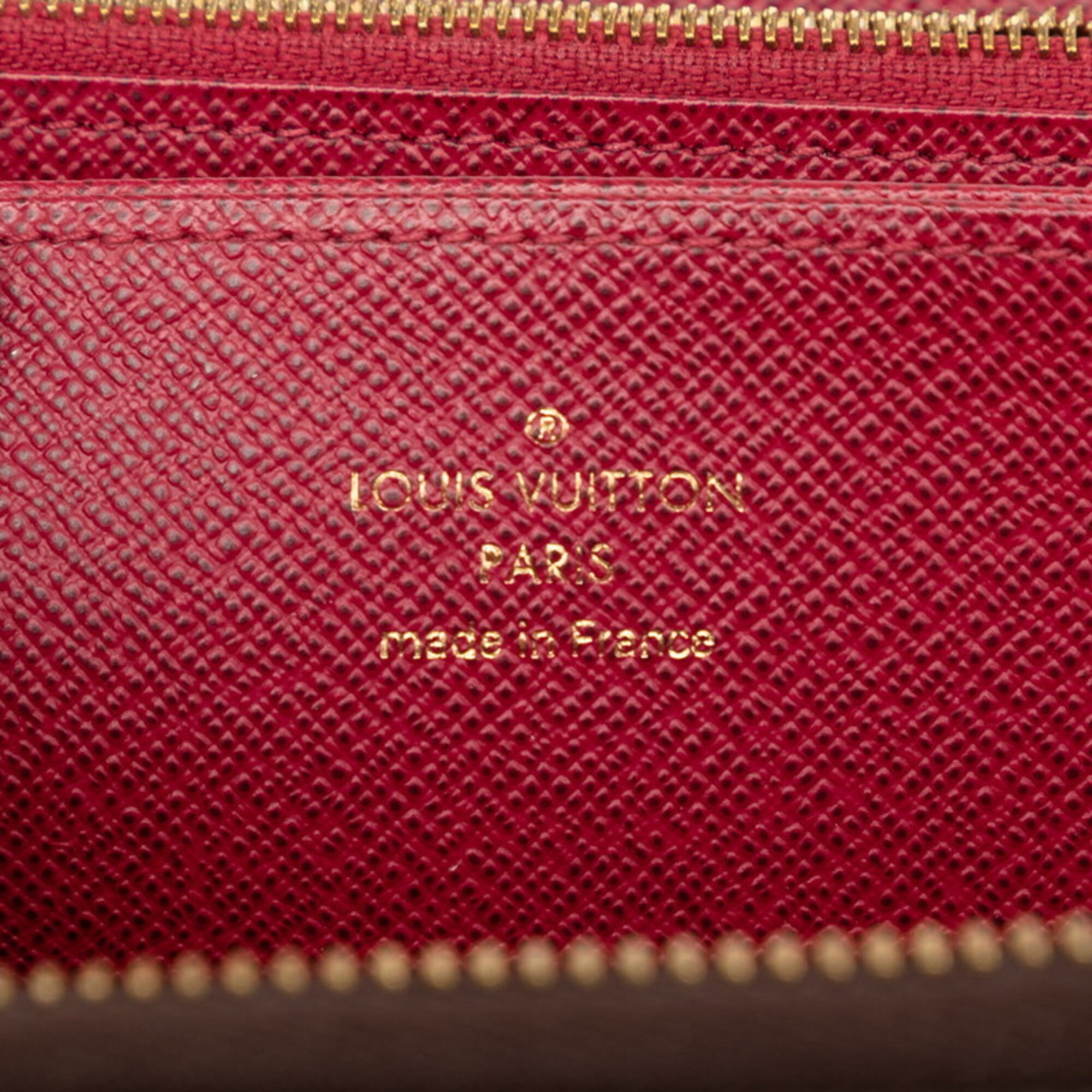Louis Vuitton Brown Fuchsia Monogram Monogram Long Wallet (Bi-Fold) (Pre-Owned)