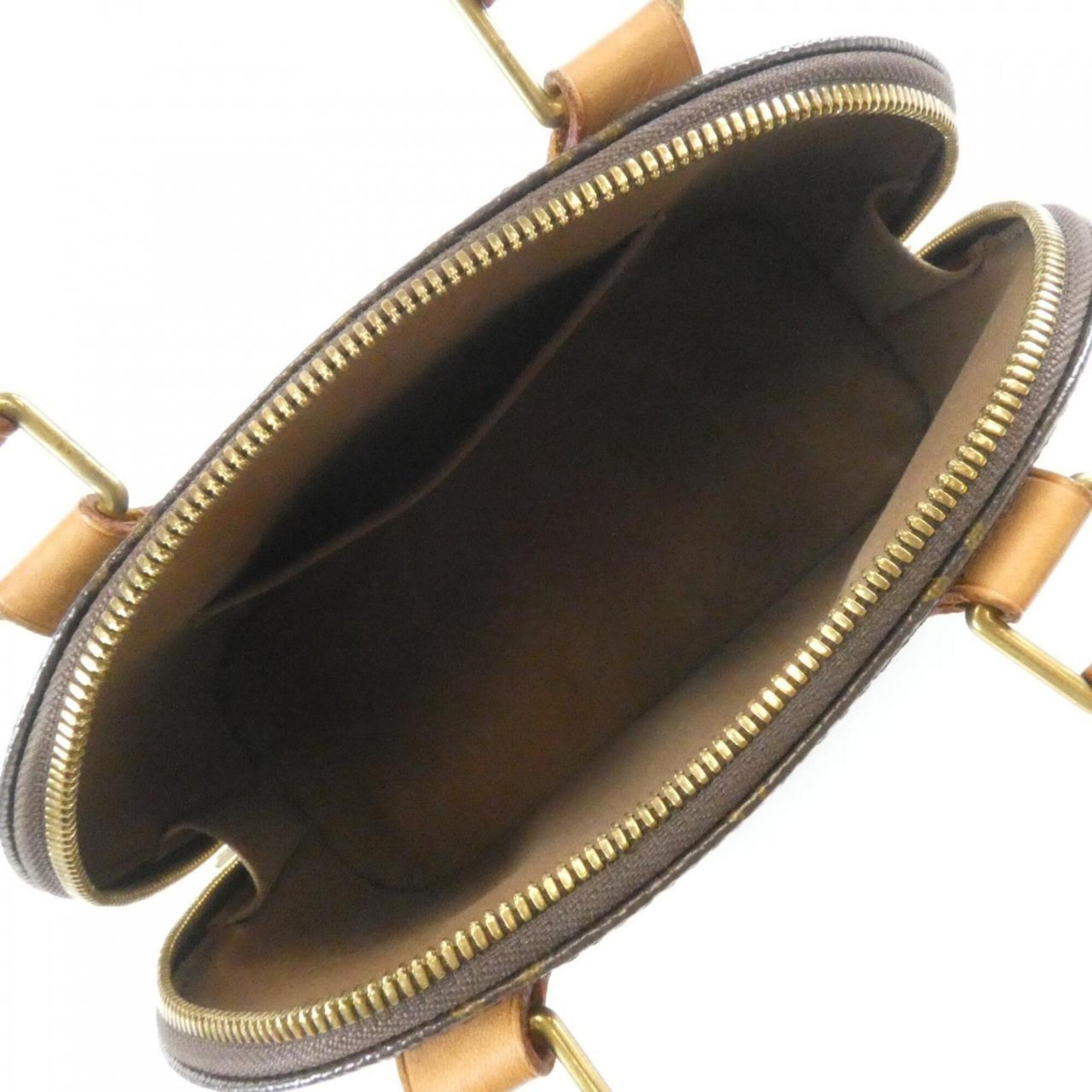 Louis Vuitton Marron Coated Canvas Handbag (Pre-Owned)