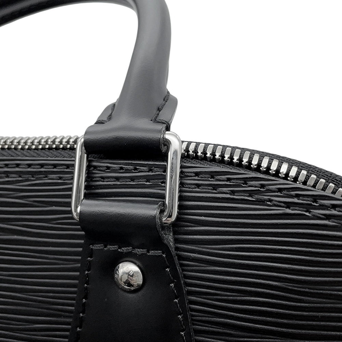 Louis Vuitton Epi Black Noir Epi Leather Handbag (Pre-Owned)