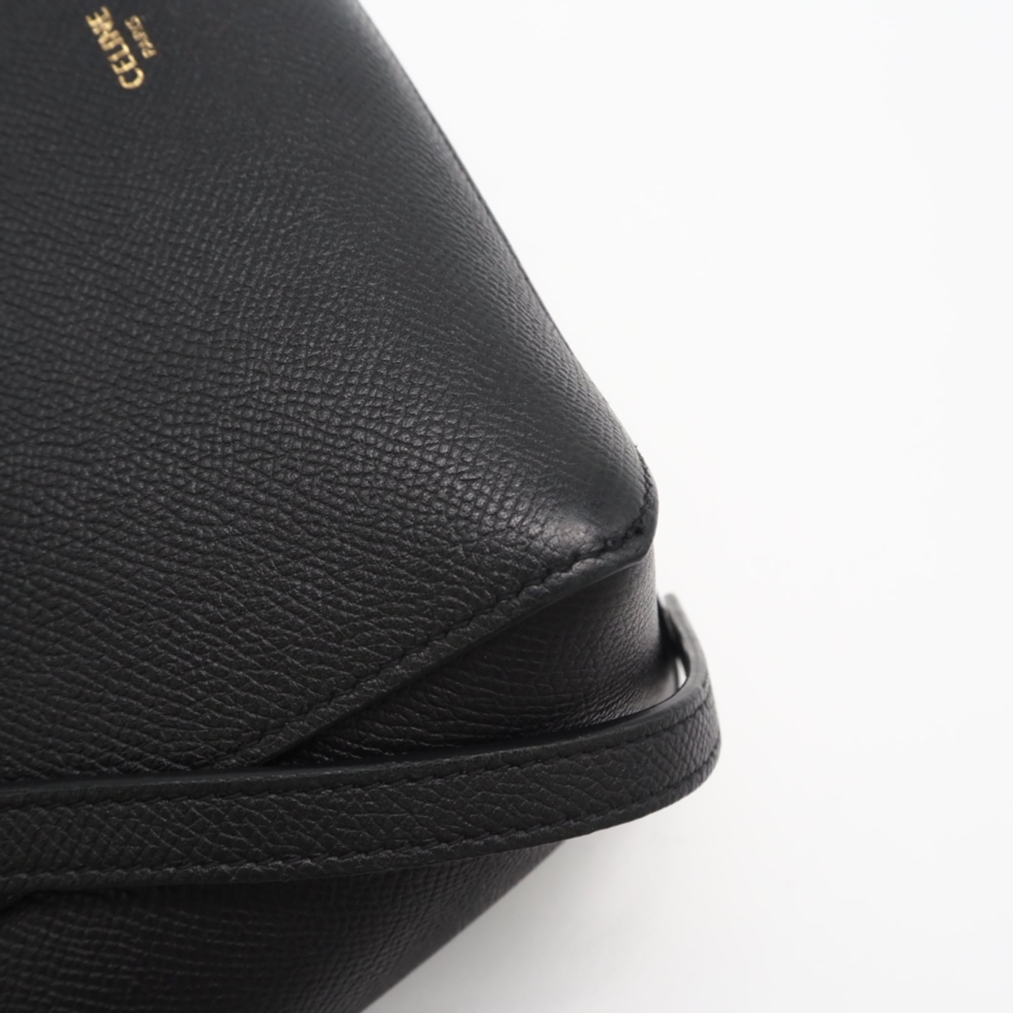 Celine Black Leather Handbag (Pre-Owned)