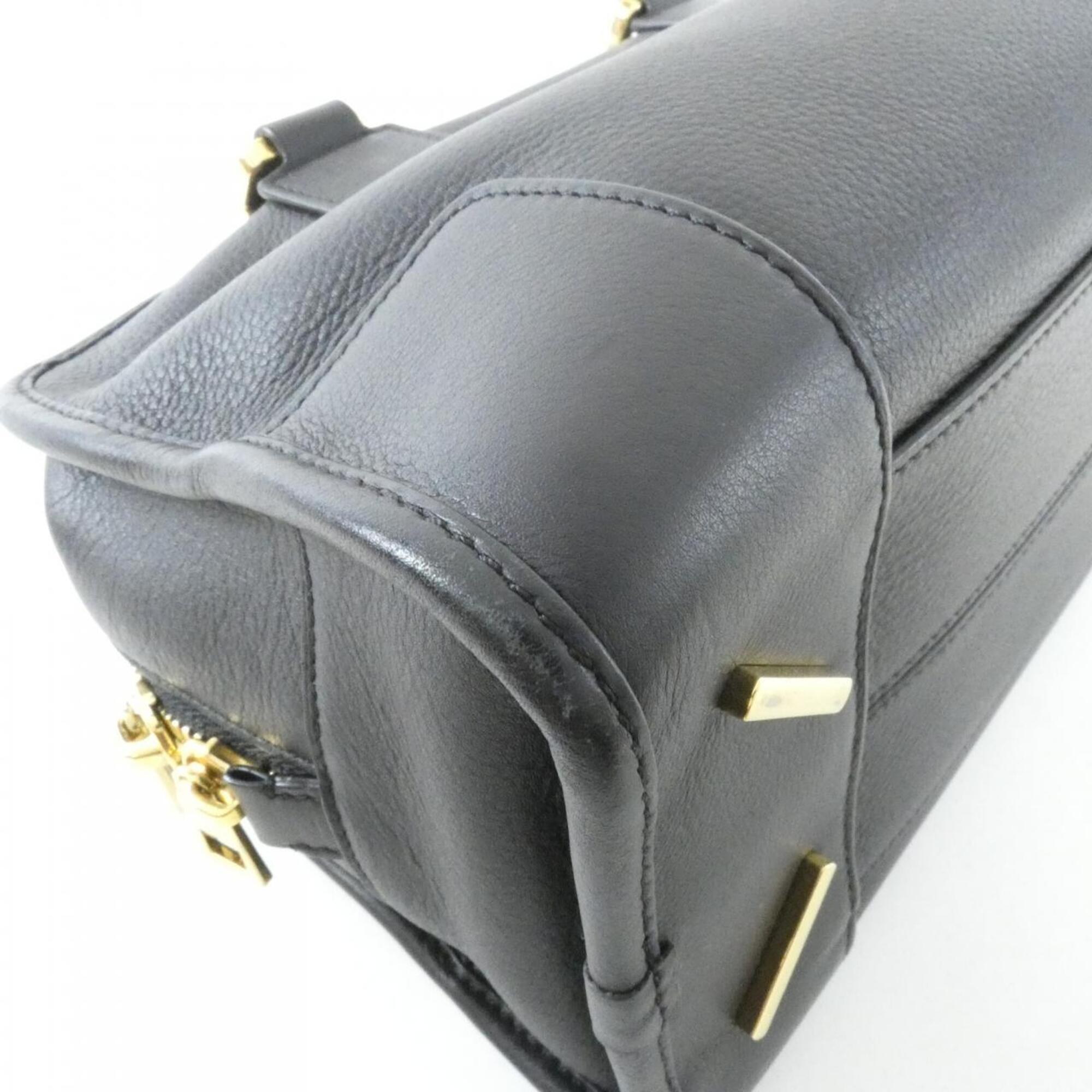 Loewe Amazona Black Leather Handbag (Pre-Owned)