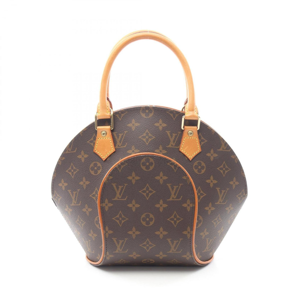 Louis Vuitton Brown Coated Canvas Leather Handbag (Pre-Owned)