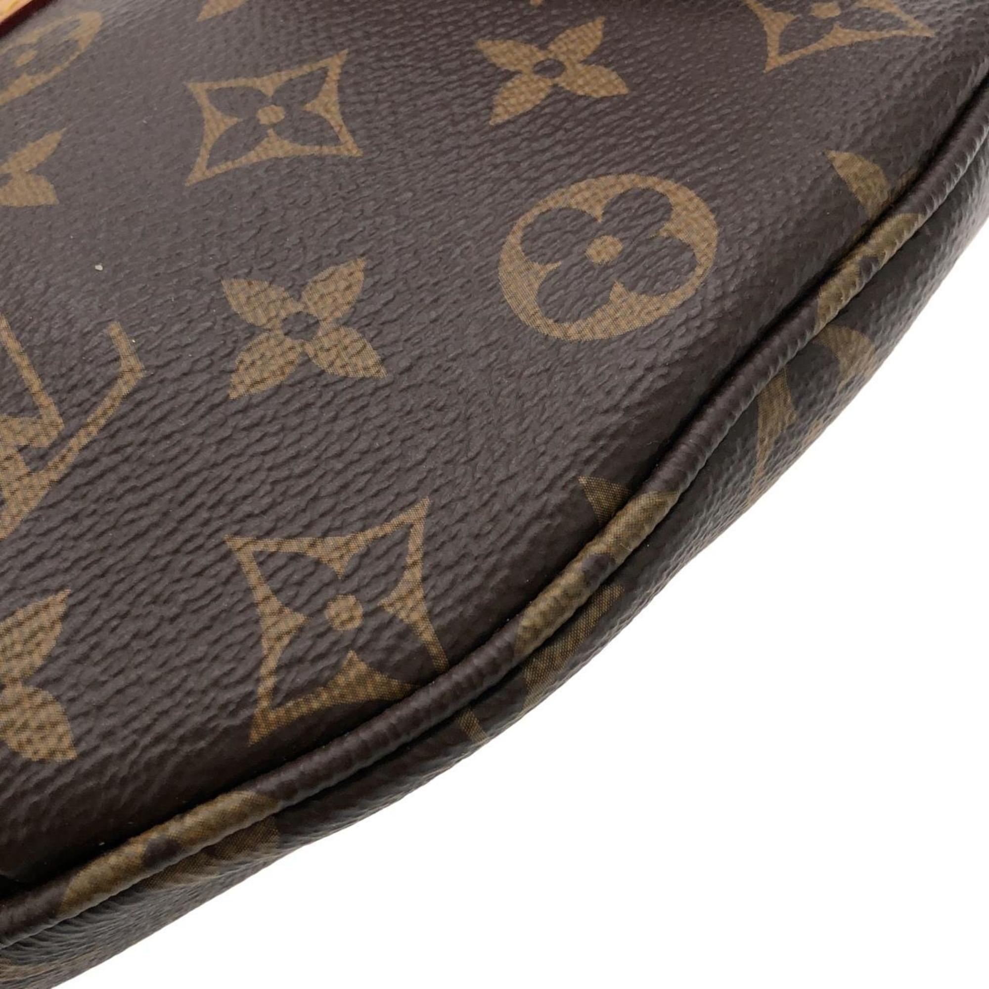 Louis Vuitton Marron Coated Canvas Handbag (Pre-Owned)