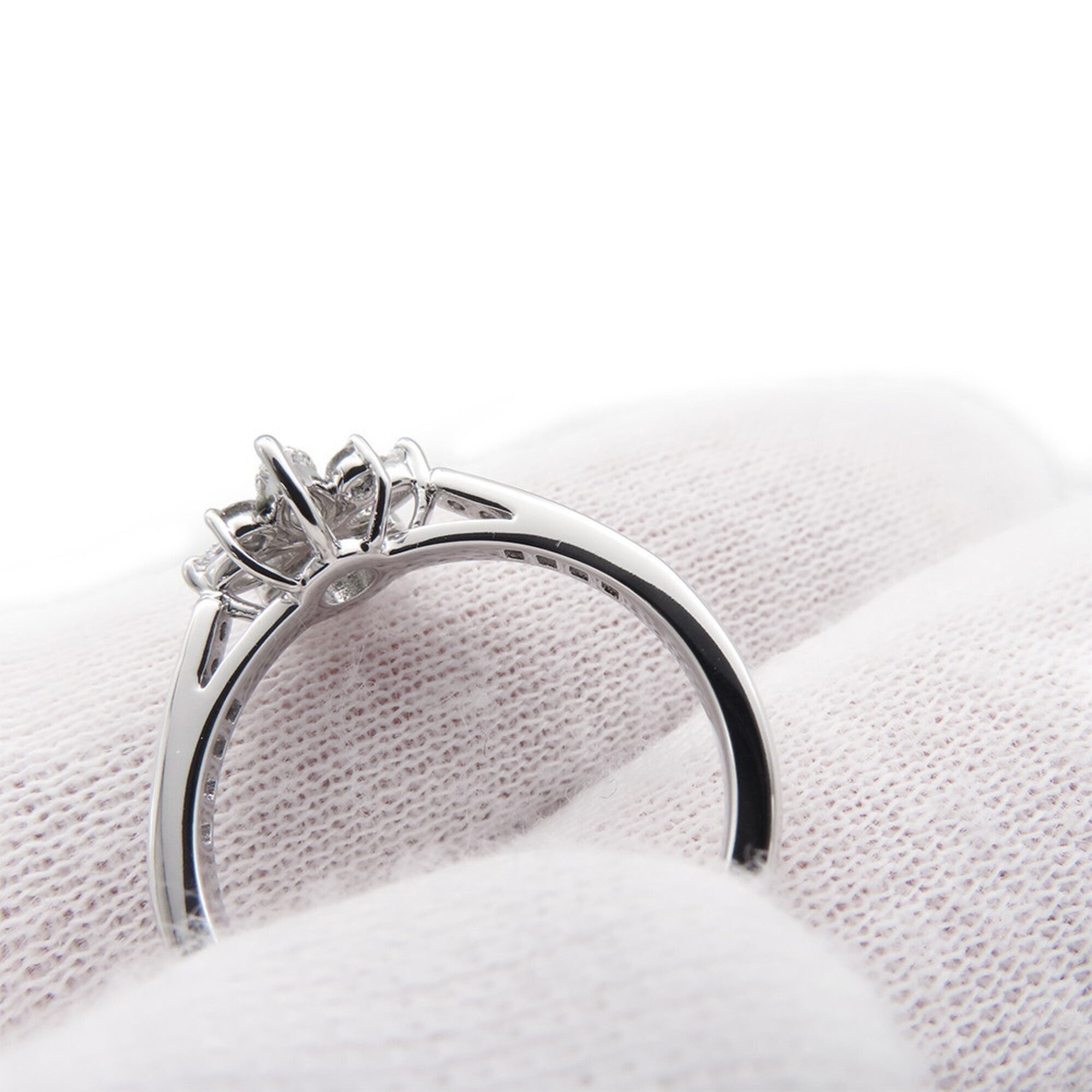 Tiffany Platinum Platinum 950 Band Ring (Pre-Owned)