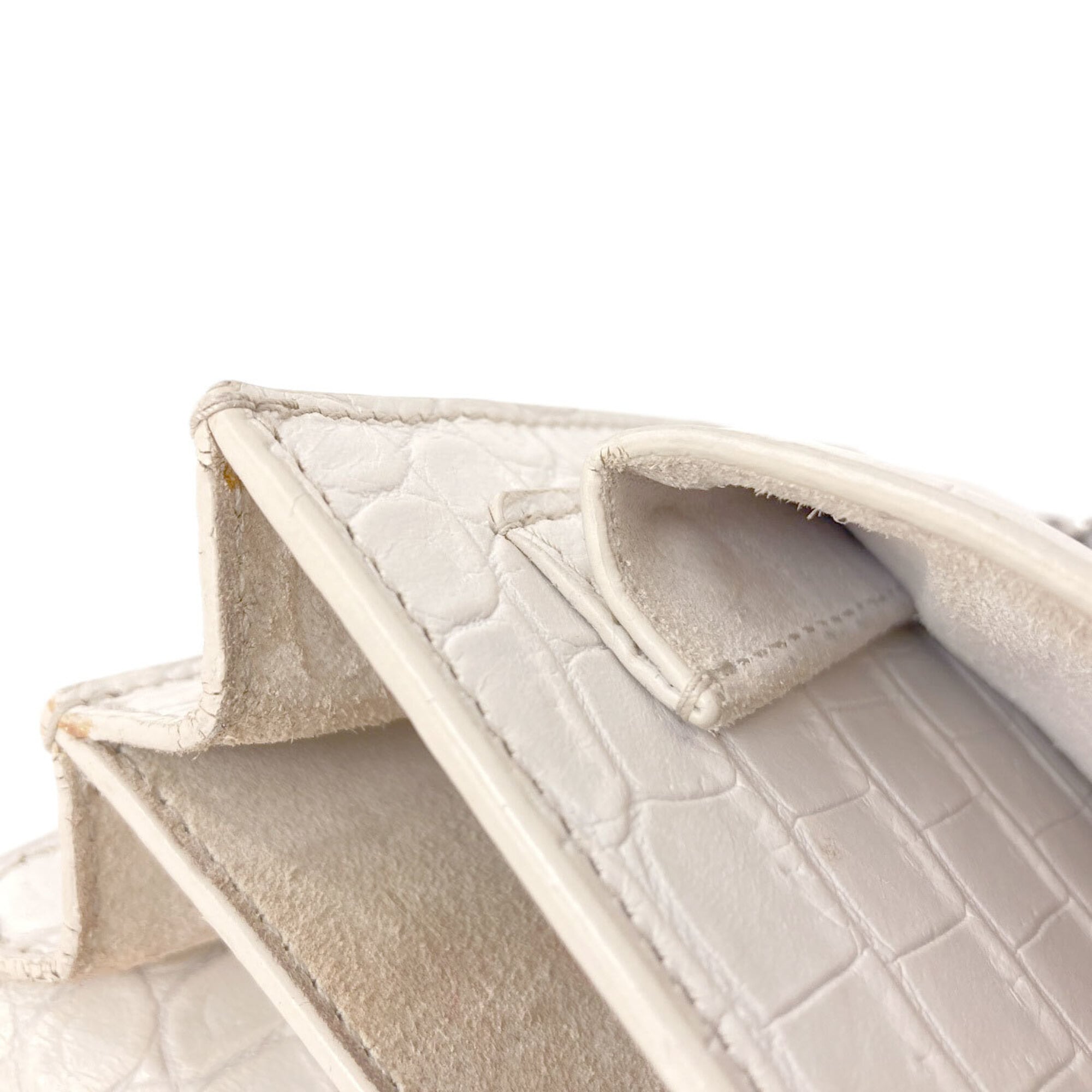 Saint Laurent White Leather Shoulder Bag (Pre-Owned)