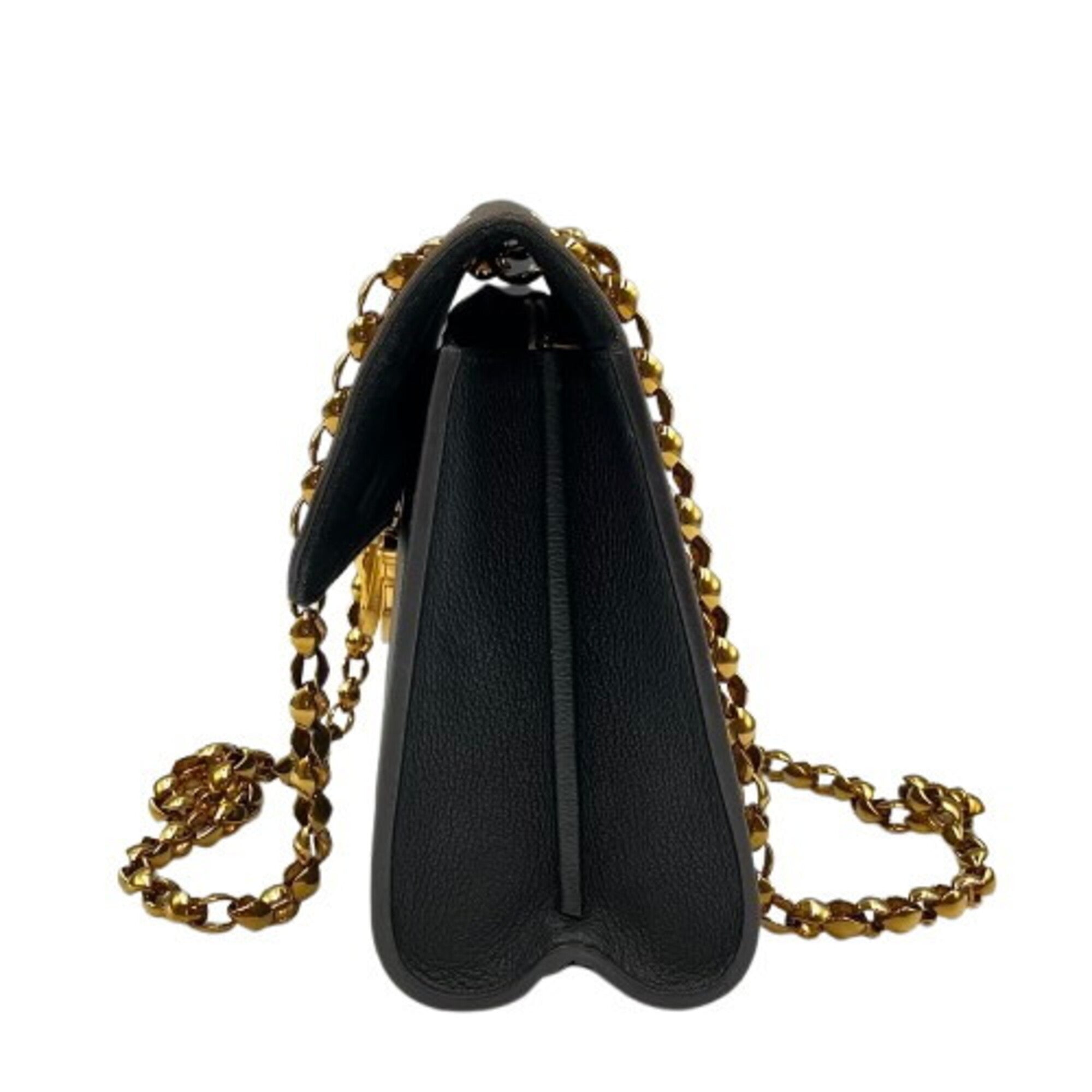 Louis Vuitton Monogram Black Brown Pvc Shoulder Bag (Pre-Owned)