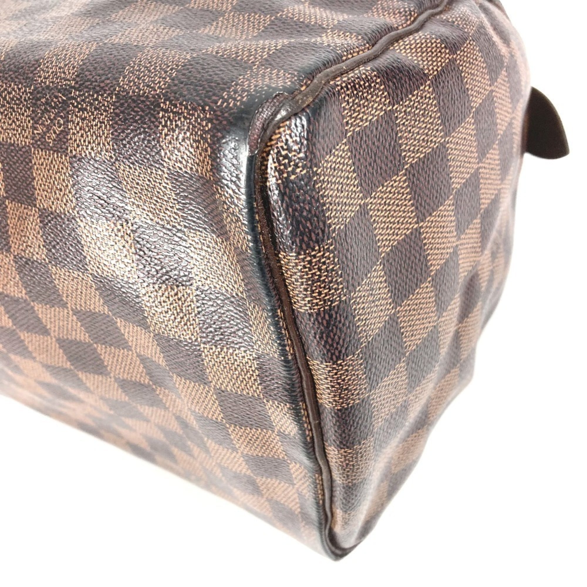 Louis Vuitton Brown Damier Canvas Boston Bag Handbag (Pre-Owned)