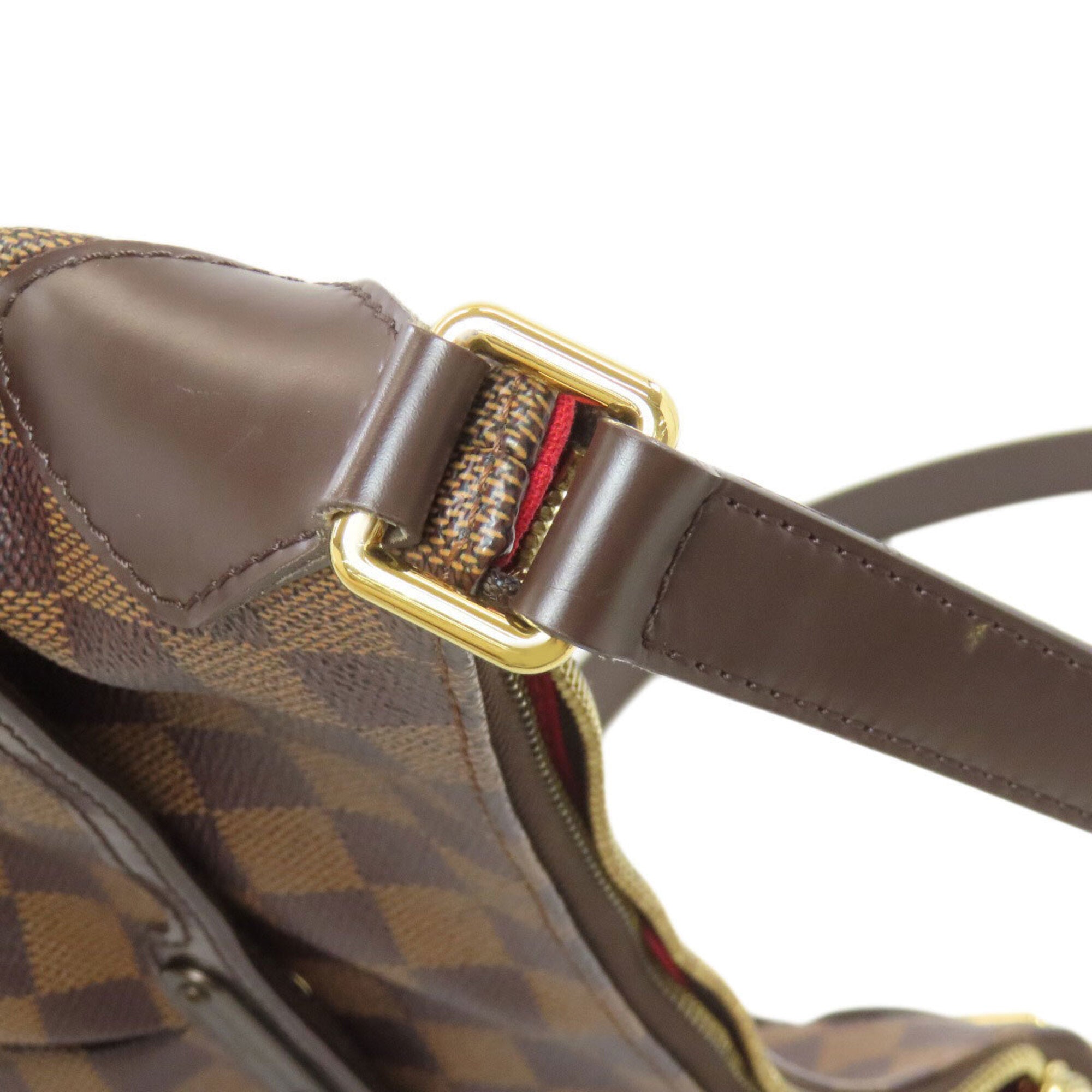 Louis Vuitton Damier Damier Canvas Ebene Damier Canvas Shoulder Bag (Pre-Owned)
