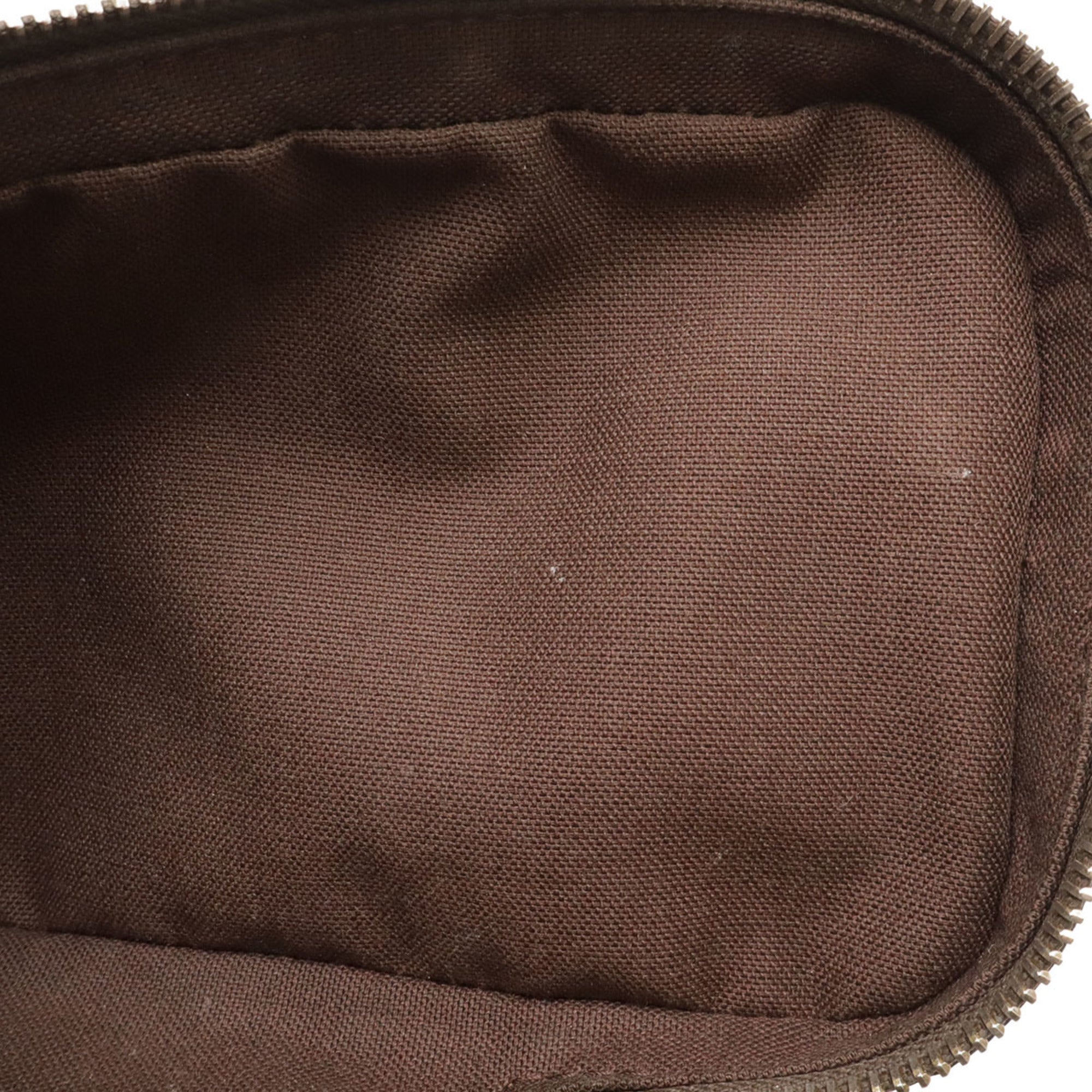 Louis Vuitton Brown Damier Canvas Pvc Pouch Shoulder Bag Sling Bag (Pre-Owned)