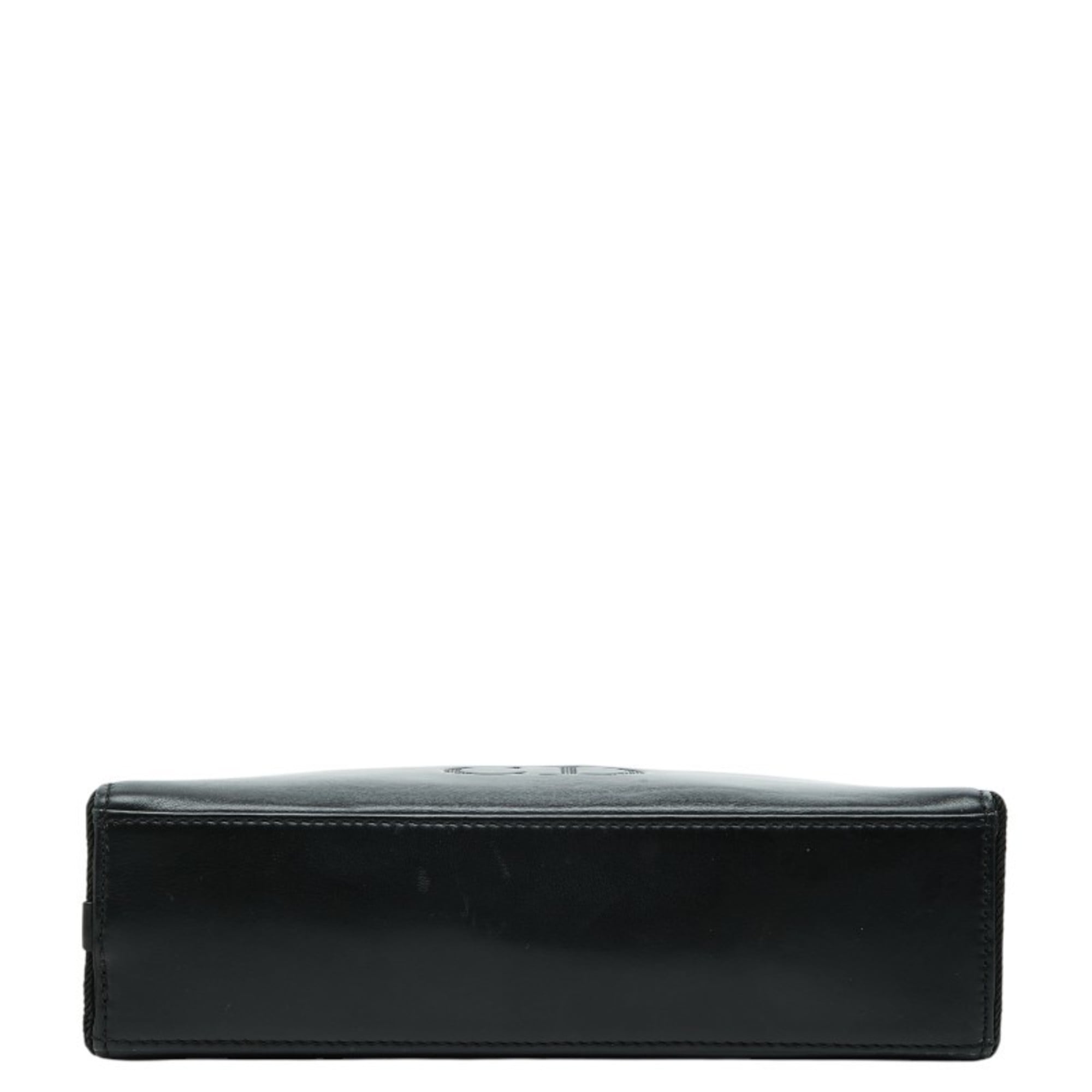 Christian Dior Black Leather Shoulder Bag (Pre-Owned)