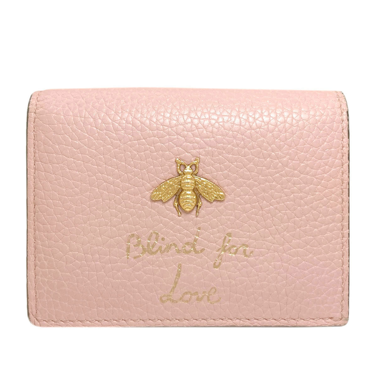 Gucci Pink Leather Wallet (Bi-Fold) (Pre-Owned)