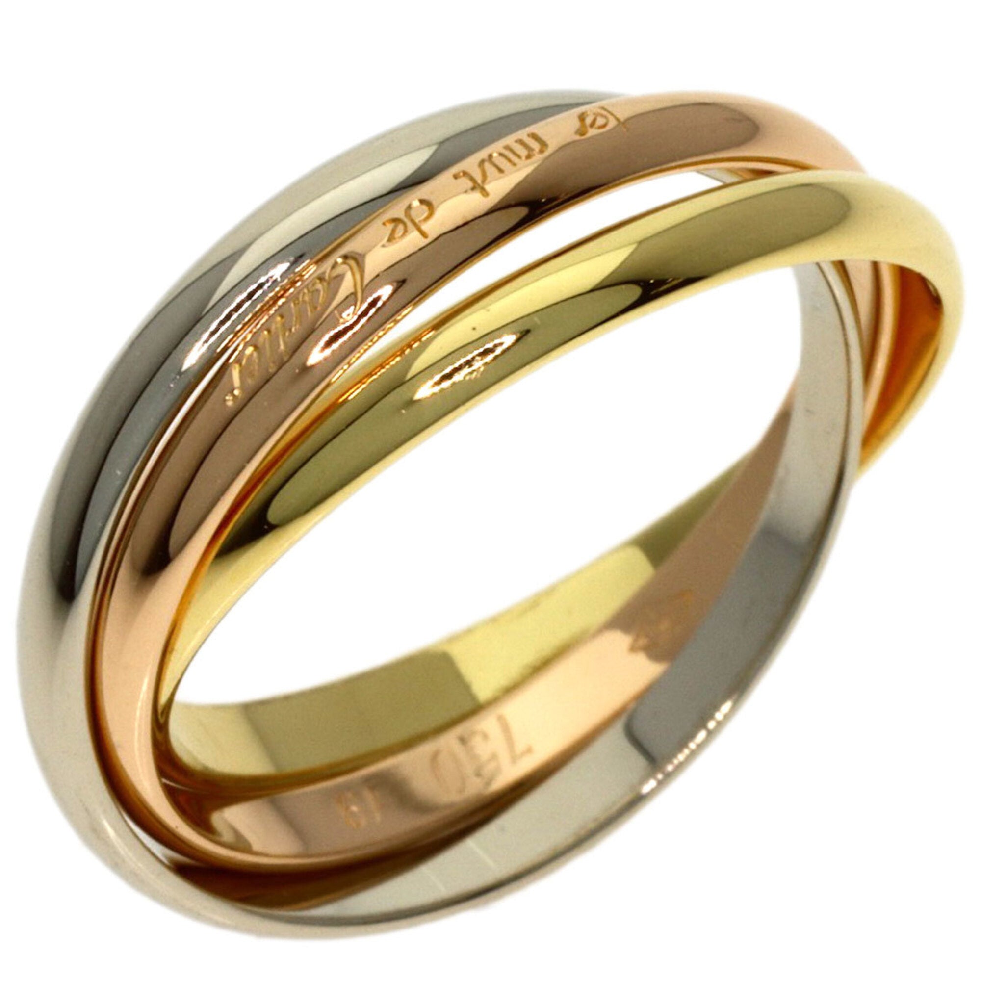 Cartier Yellow Gold (18K) Pink Gold (18K) White Gold (18K) Band Ring (Pre-Owned)