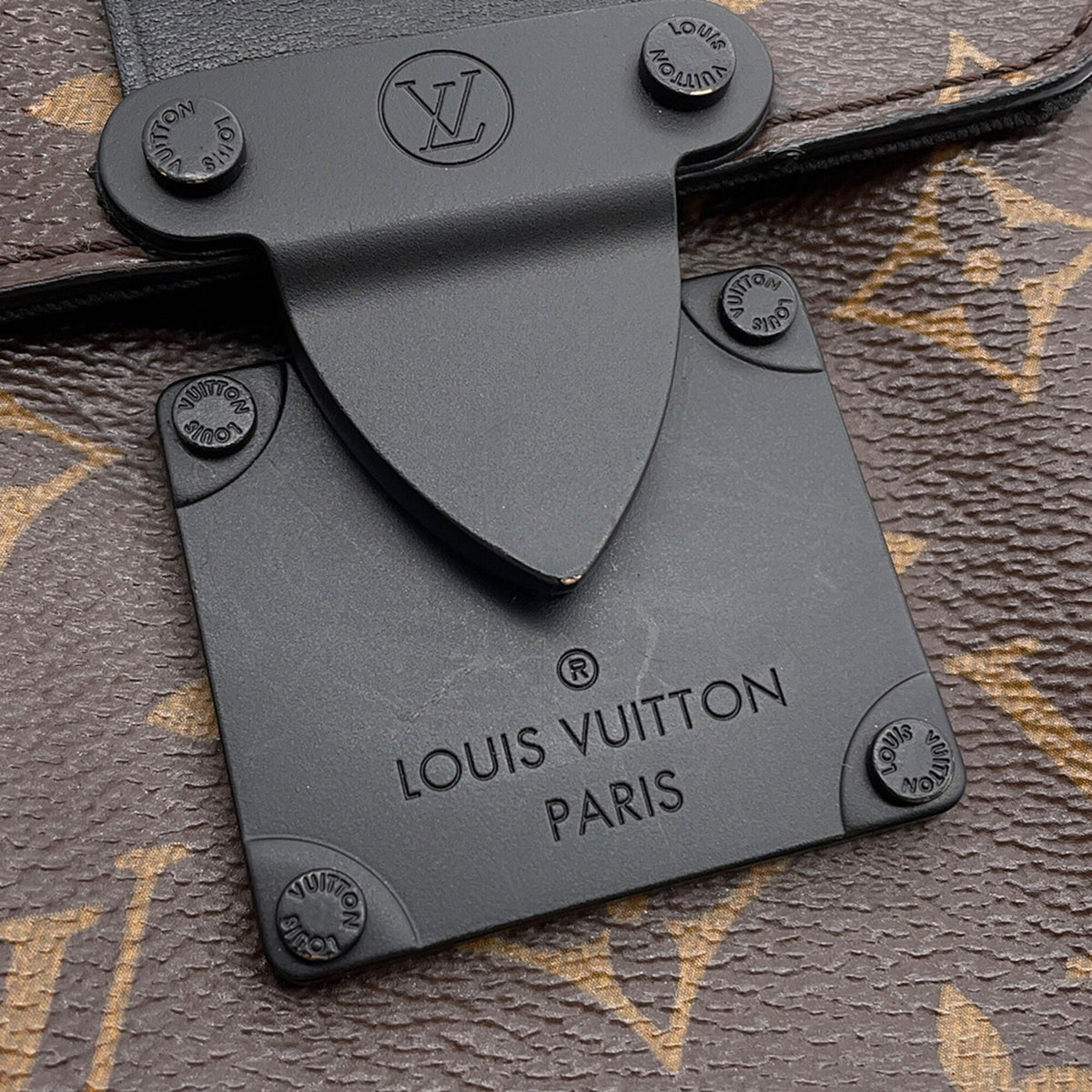 Louis Vuitton Monogram Macassar Black Monogram Macassar Noir Handbag Shoulder Bag (Pre-Owned)