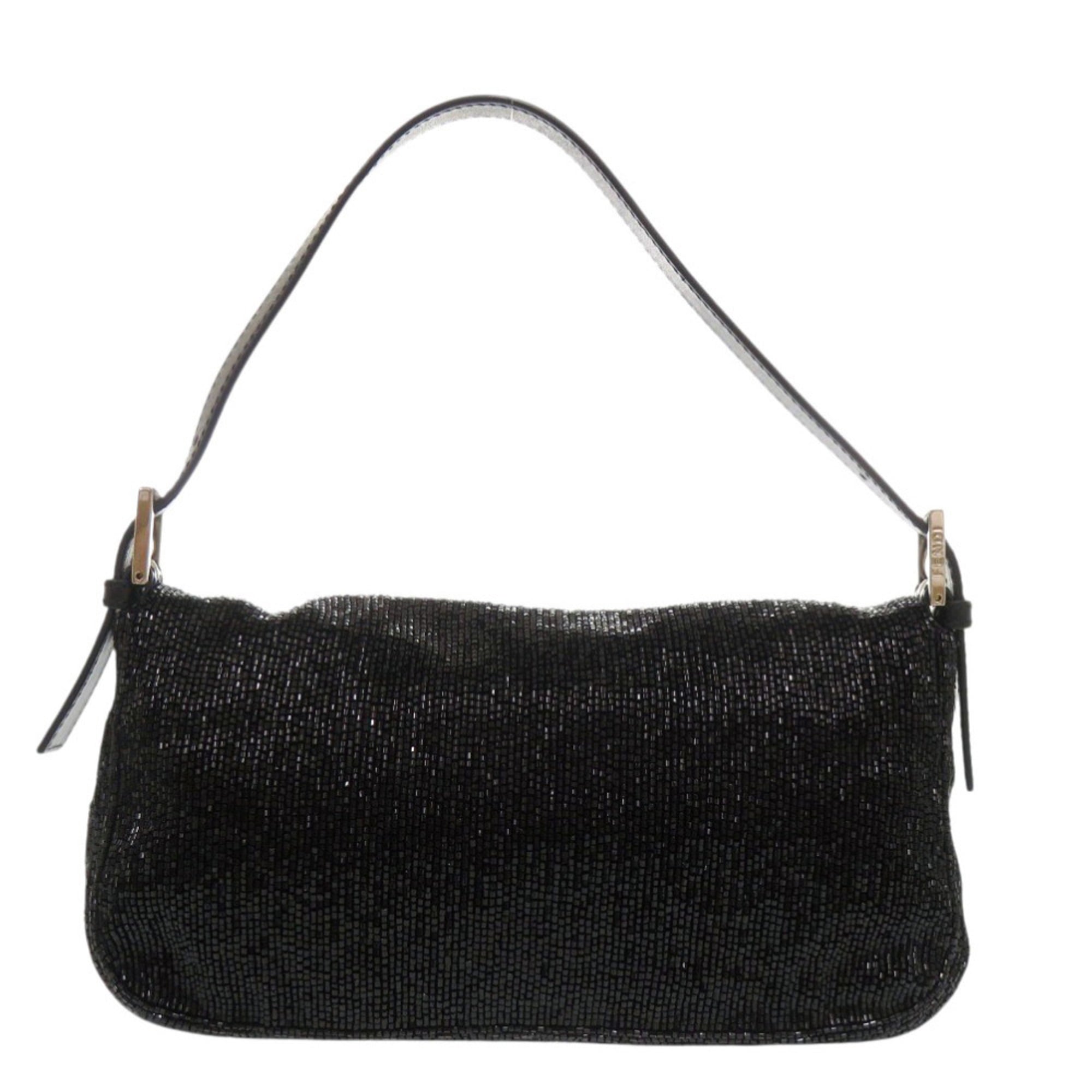 Fendi Black Leather Handbag (Pre-Owned)