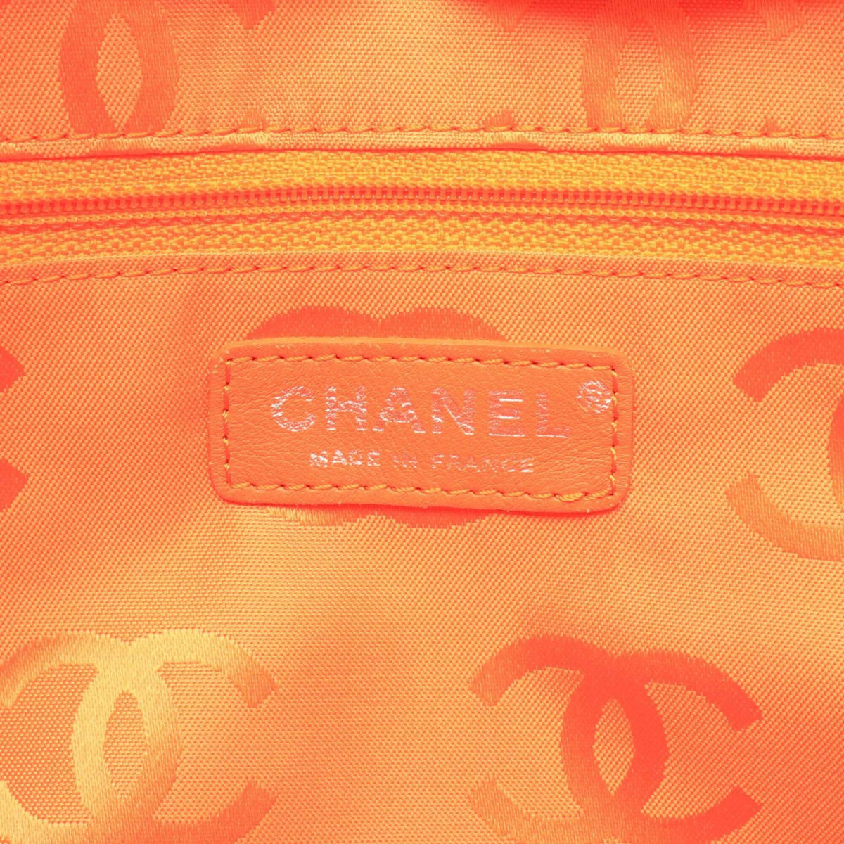 Chanel Beige Cambon Ligne Handbag Tote Bag (Pre-Owned)