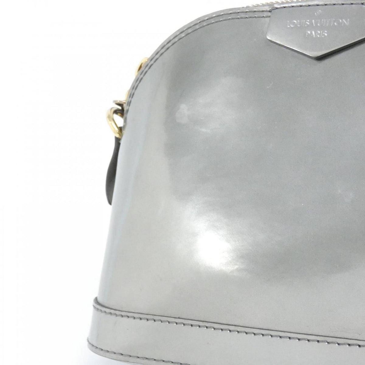 Louis Vuitton Monogram Vernis Gris Leather Shoulder Bag (Pre-Owned)