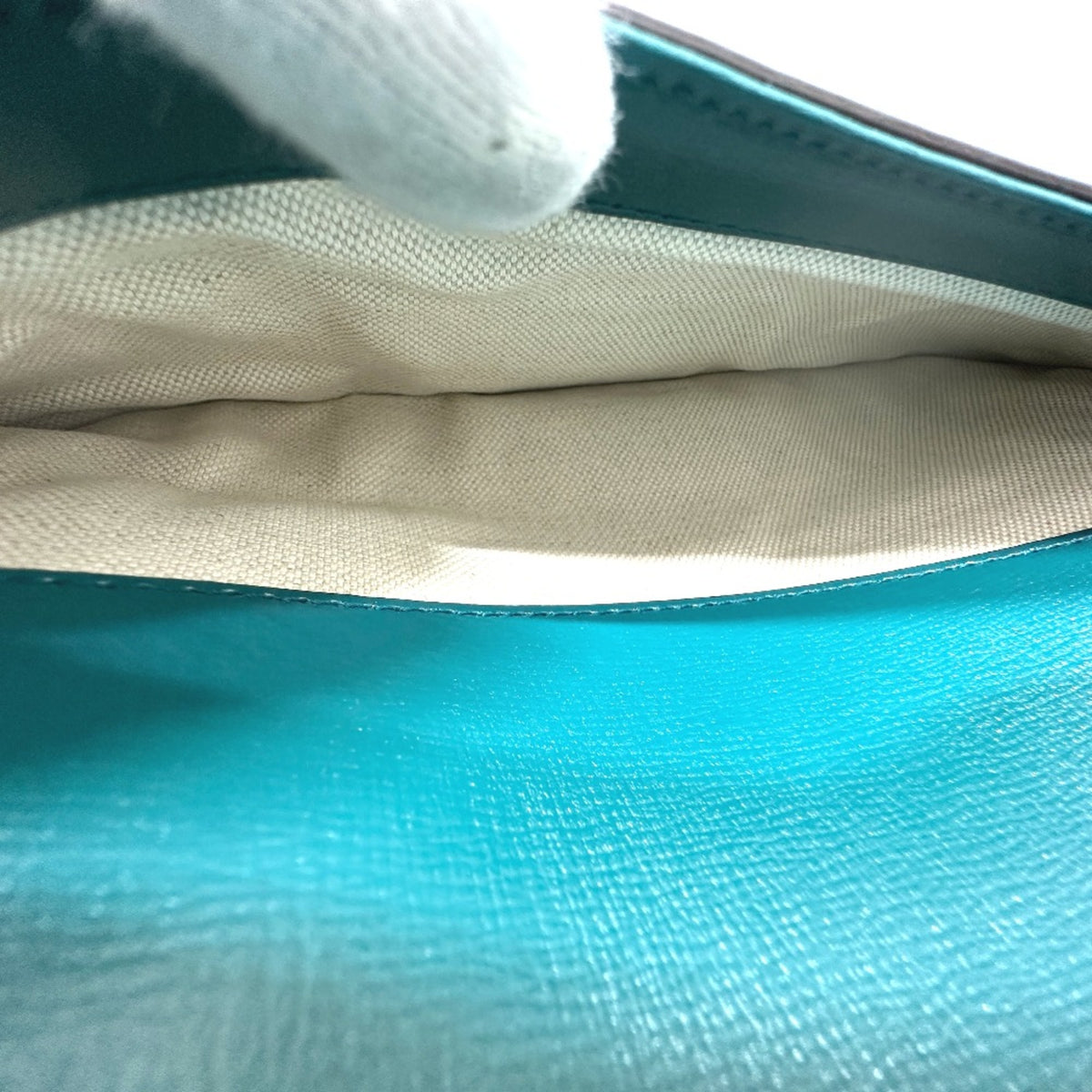 Gucci Blue Leather Shoulder Bag (Pre-Owned)