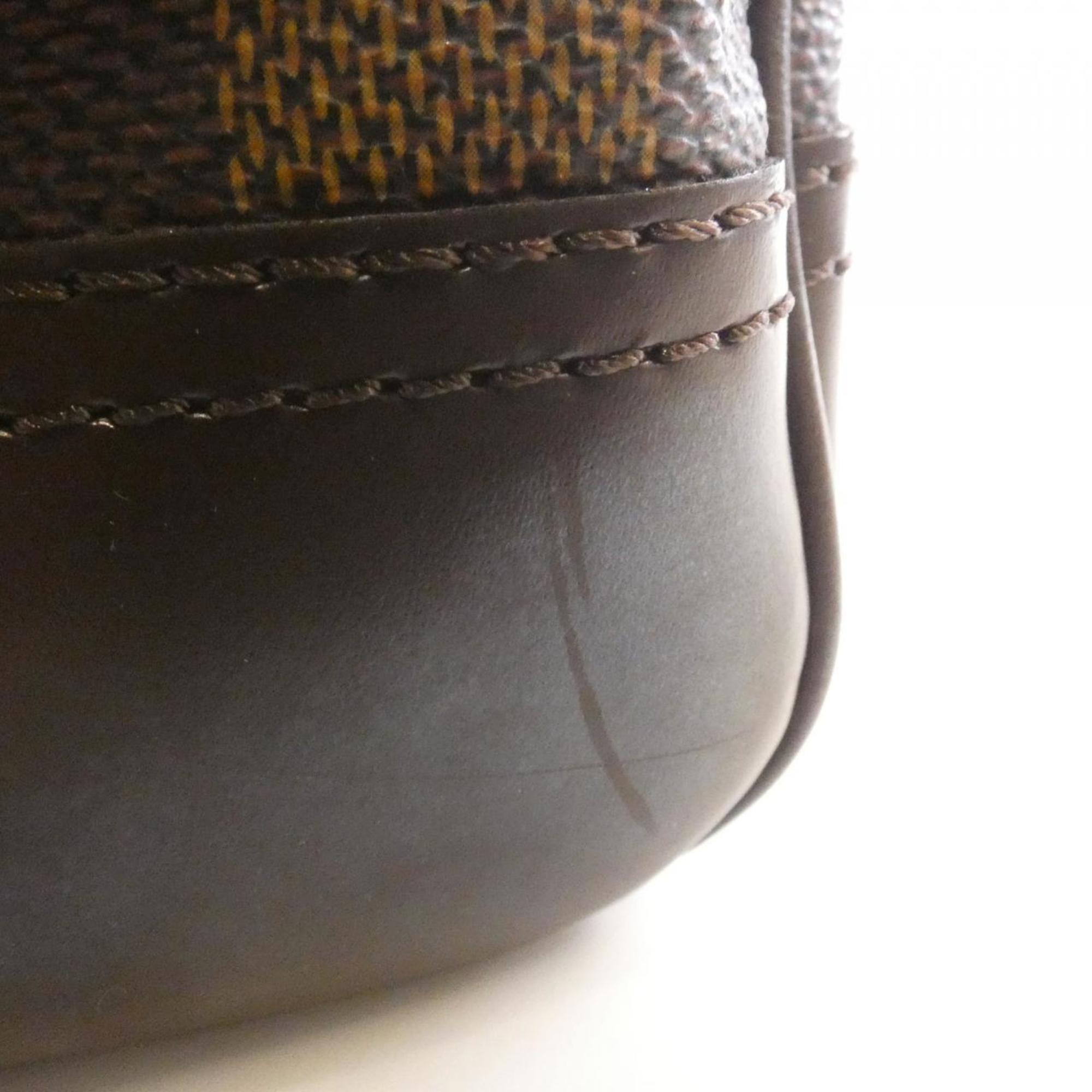 Louis Vuitton Brown Coated Canvas Handbag (Pre-Owned)