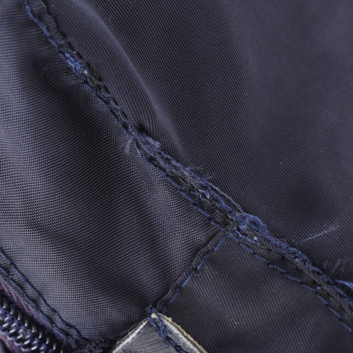 Prada Navy Nylon Shoulder Bag (Pre-Owned)