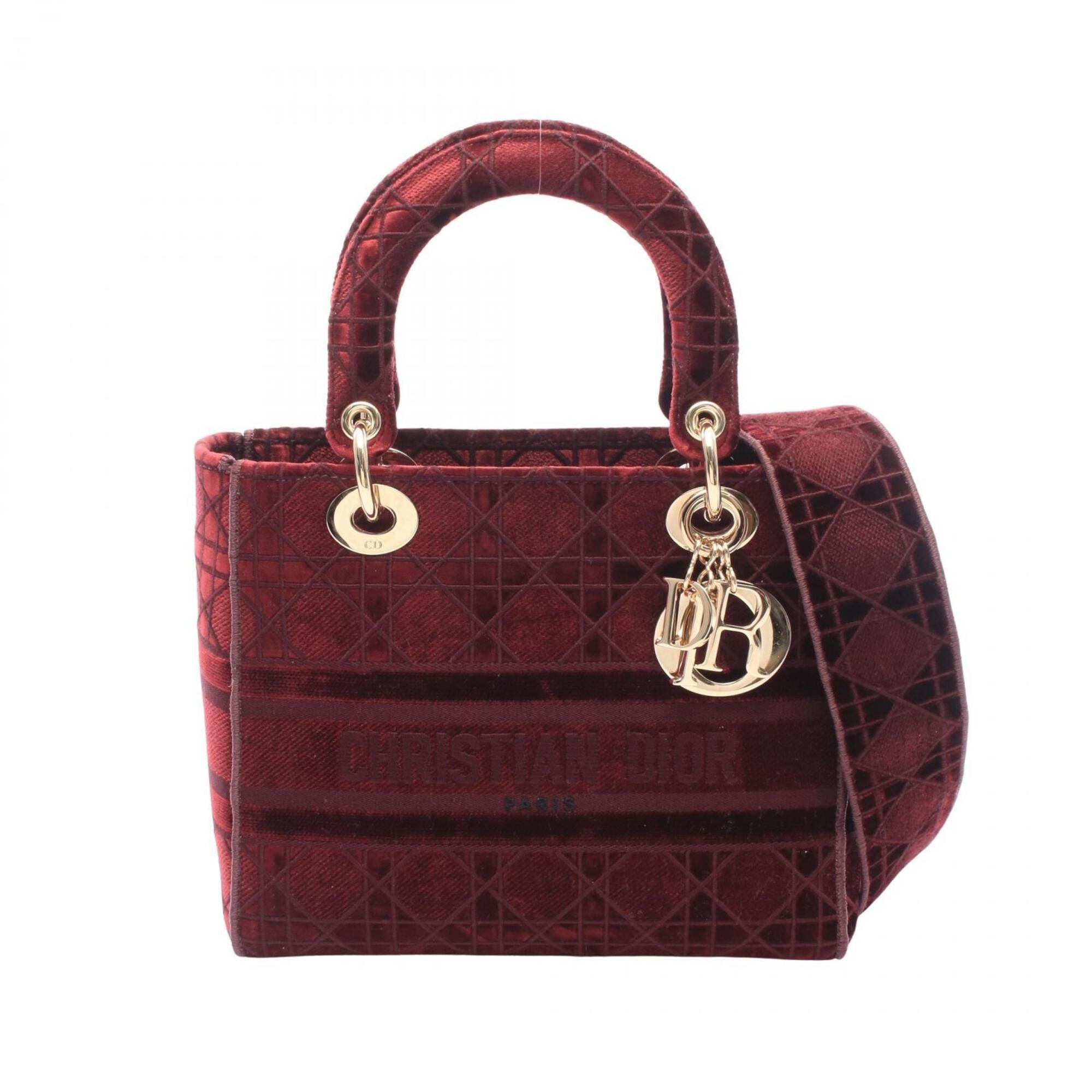 Christian Dior Purple Fabric Handbag (Pre-Owned)
