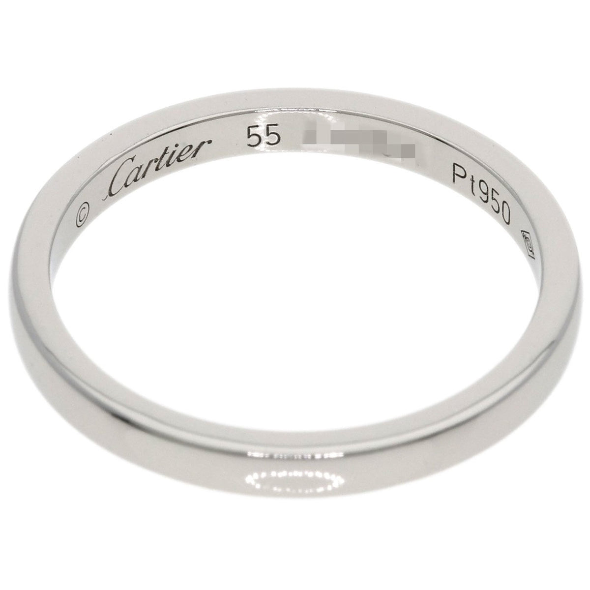 Cartier Platinum 950 Band Ring (Pre-Owned)