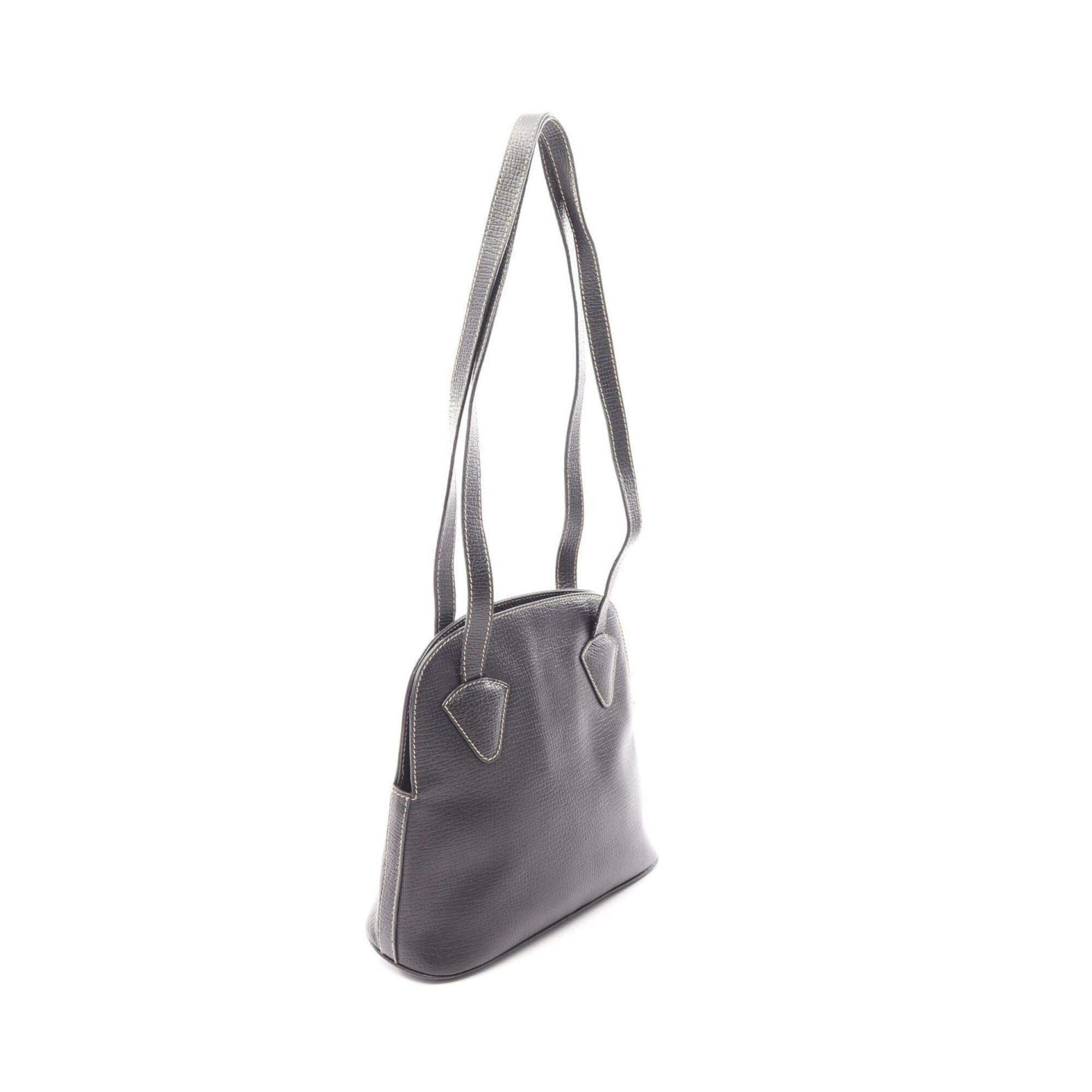 Loewe Black Leather Handbag Tote Bag (Pre-Owned)