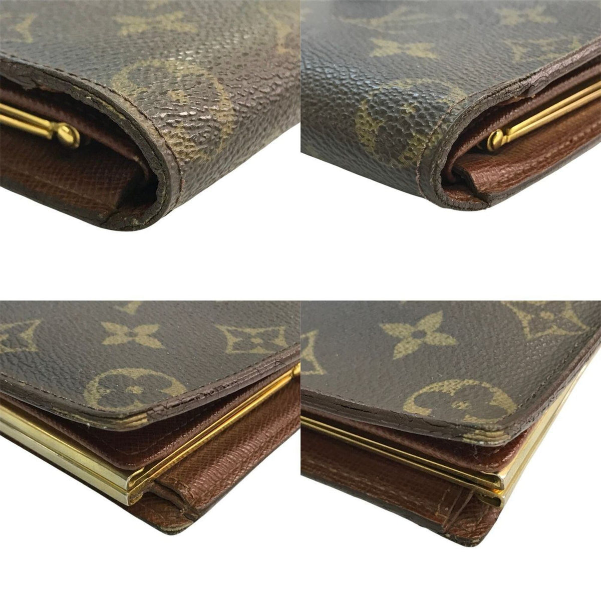 Louis Vuitton Monogram Brown Monogram Long Wallet (Bi-Fold) (Pre-Owned)