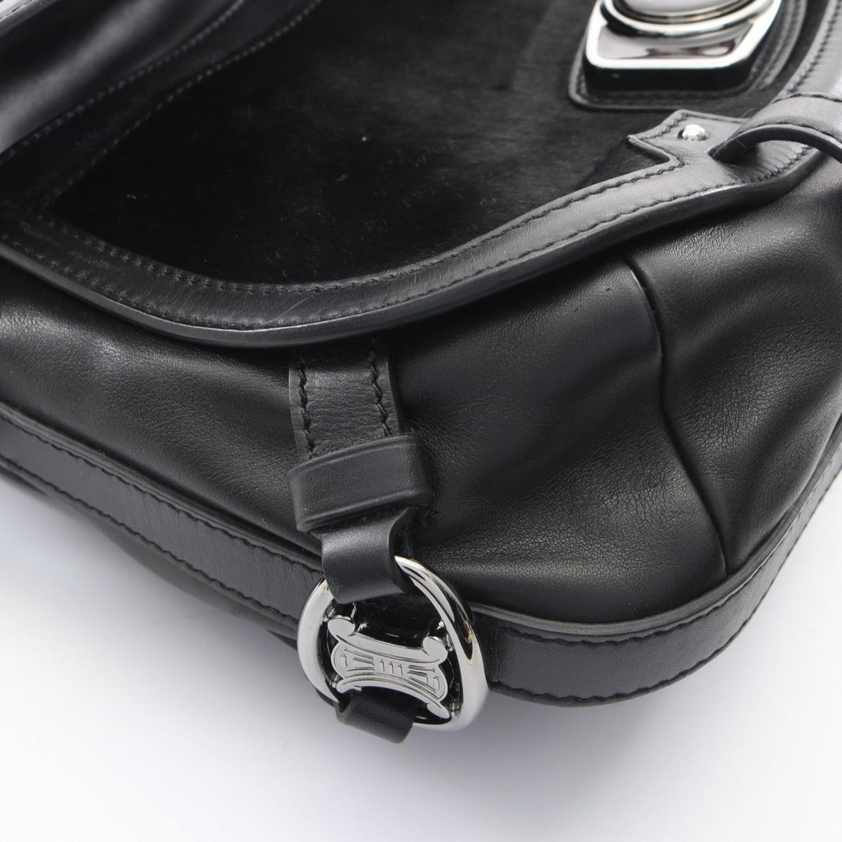 Celine Black Leather Handbag (Pre-Owned)