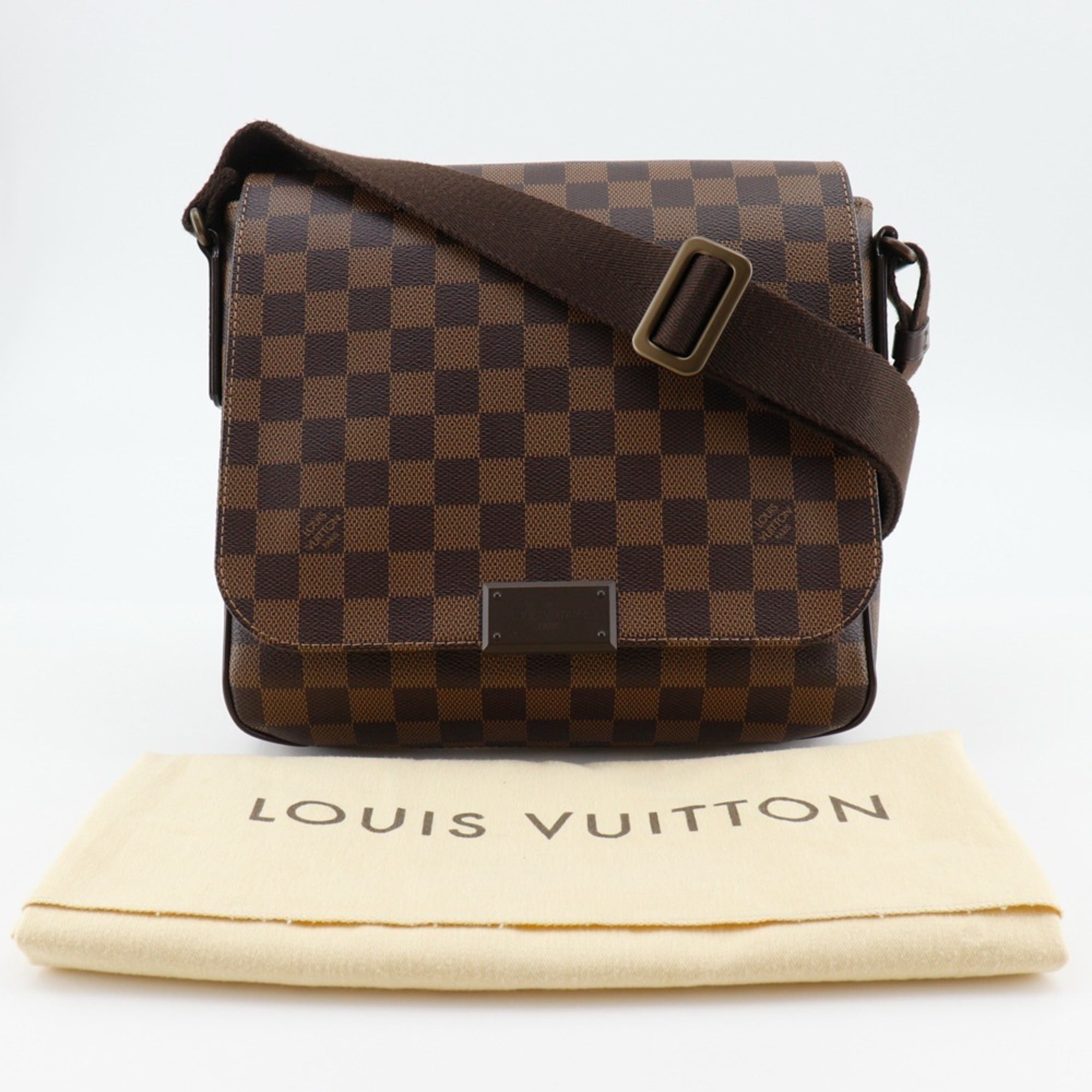 Louis Vuitton Brown Damier Canvas Shoulder Bag (Pre-Owned)