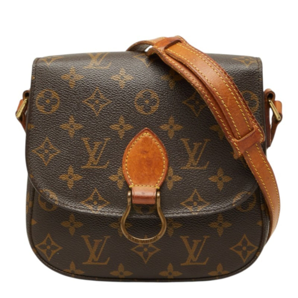 Louis Vuitton Brown Pvc Leather Shoulder Bag (Pre-Owned)