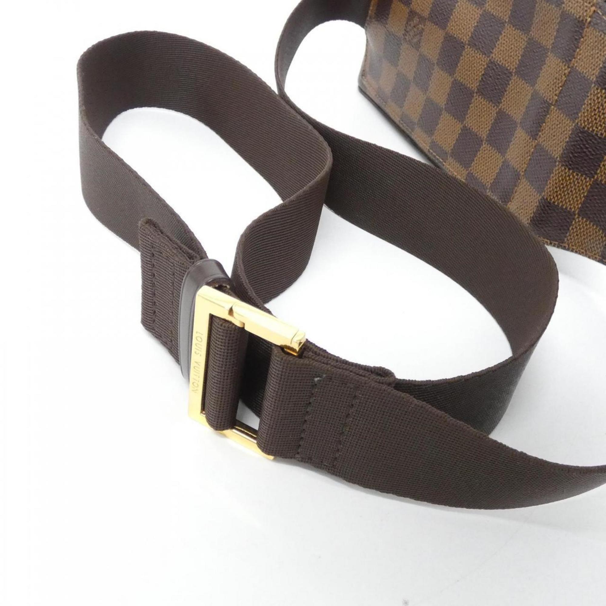 Louis Vuitton Brown Coated Canvas Shoulder Bag (Pre-Owned)