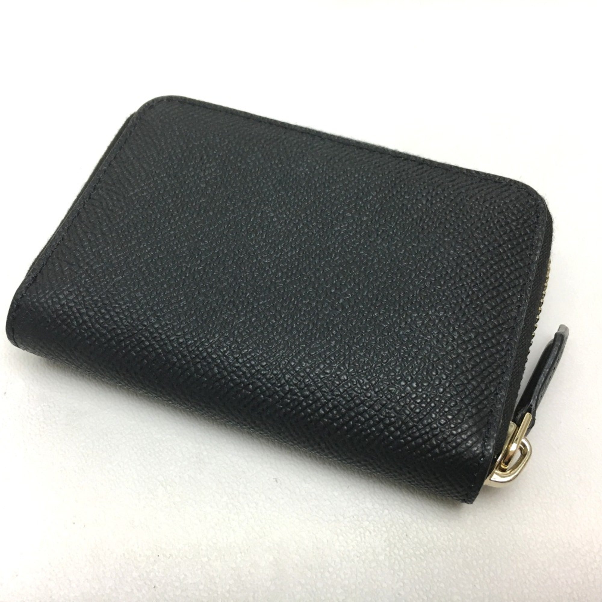 Givenchy Black Leather Coin Purse/Coin Case (Pre-Owned)